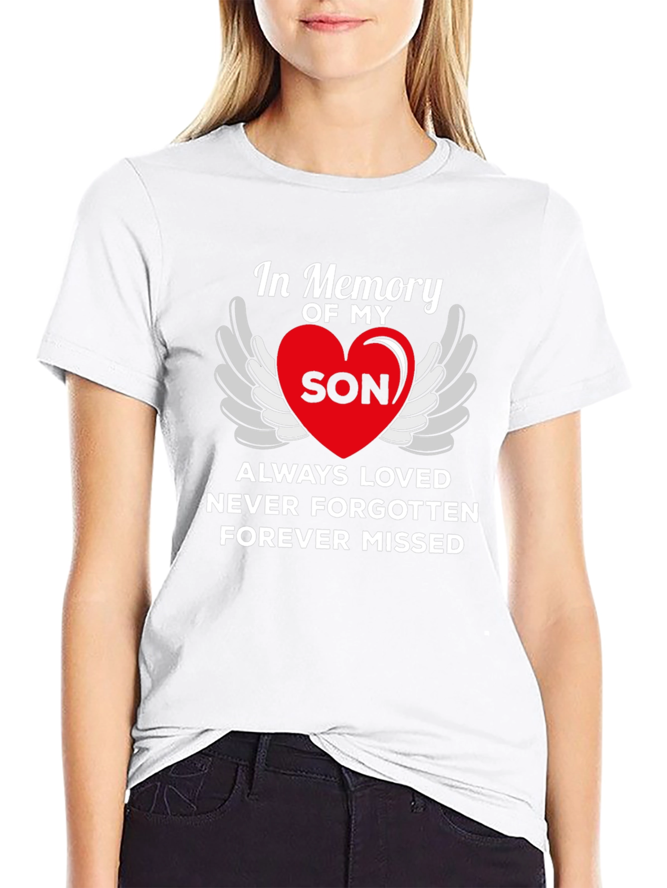 In Memory Of My Son Graphic T-Shirt