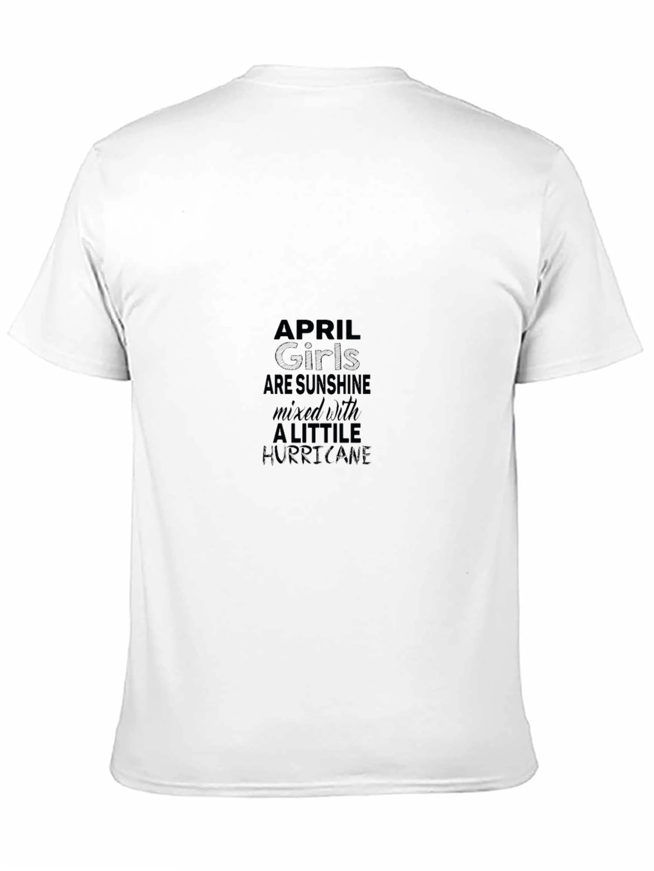April Girls Sunshine Hurricane Black Graphic Tee