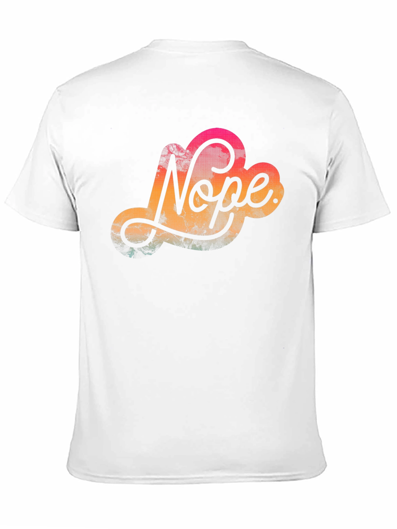 Nope Graphic Tee - Casual Black T-Shirt