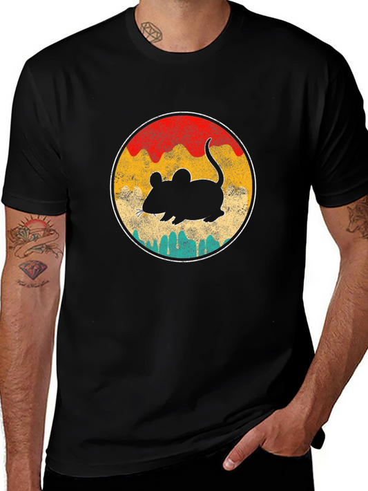 Vintage Mouse Graphic T-Shirt