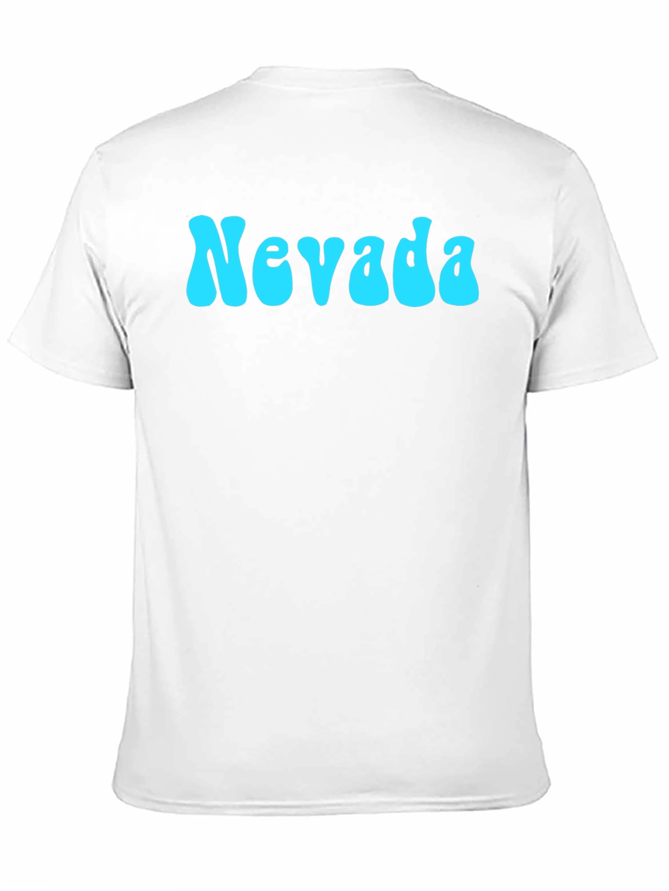 Nevada Retro Style Graphic Tee - Black Cotton T-Shirt