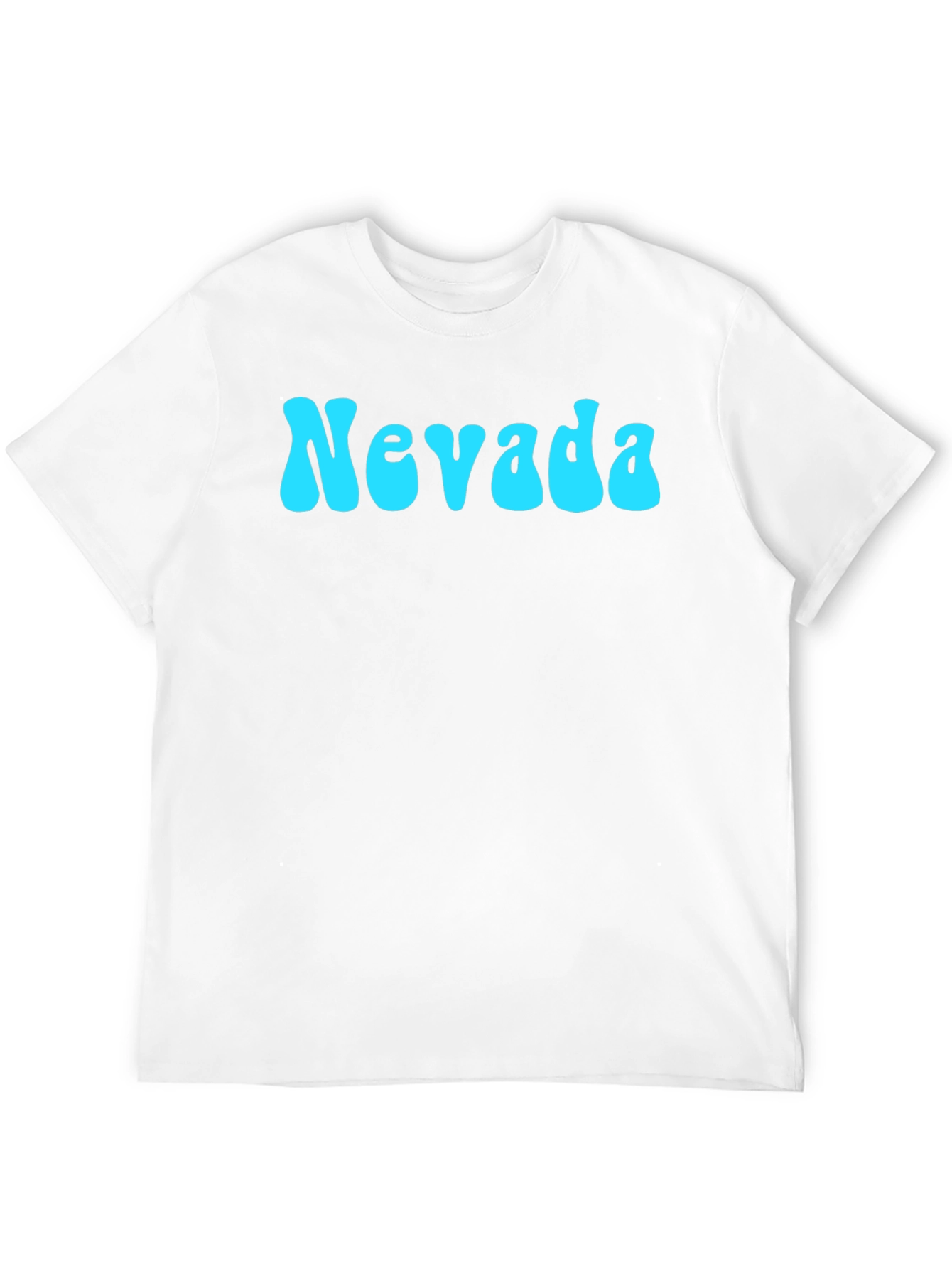 Nevada Retro Style Graphic Tee - Black Cotton T-Shirt