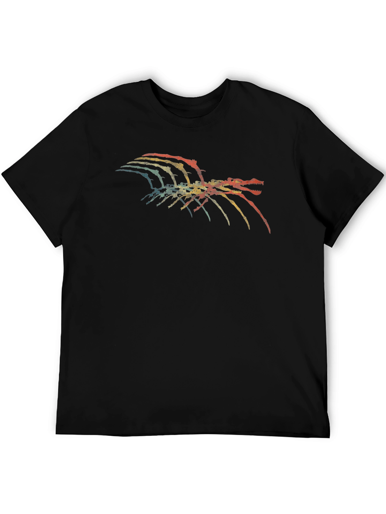 Retro Pterodactyl T-Shirt - Black Tee