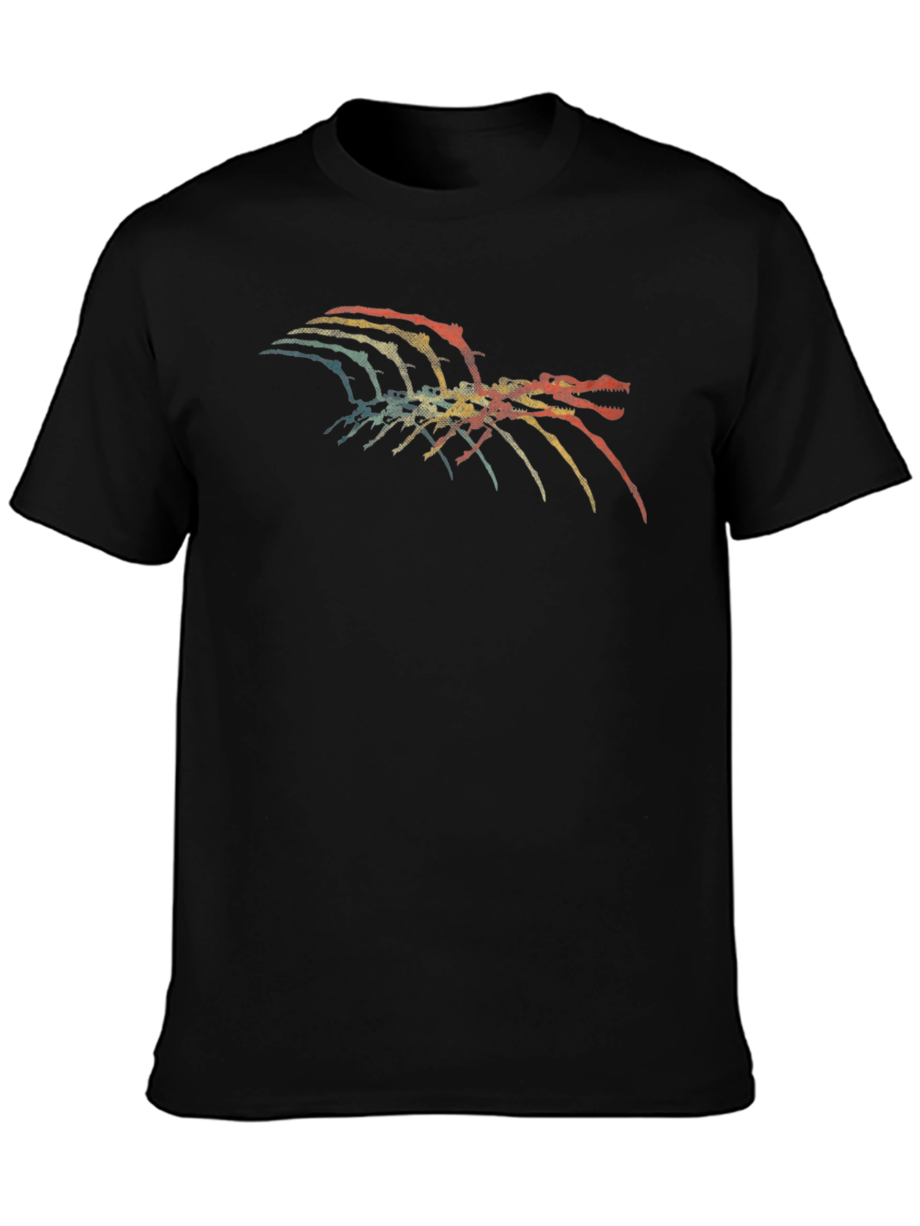 Retro Pterodactyl T-Shirt - Black Tee