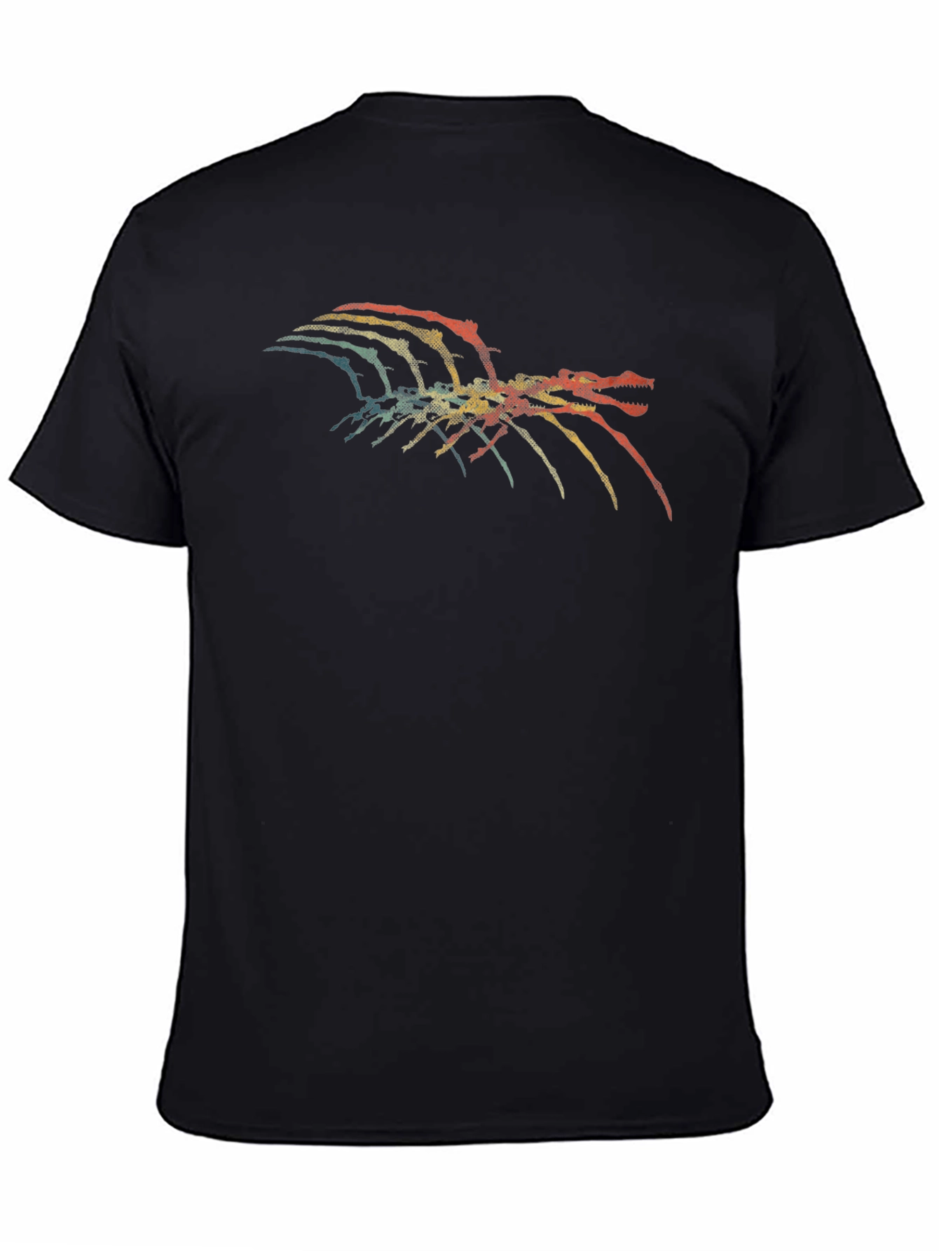 Retro Pterodactyl T-Shirt - Black Tee