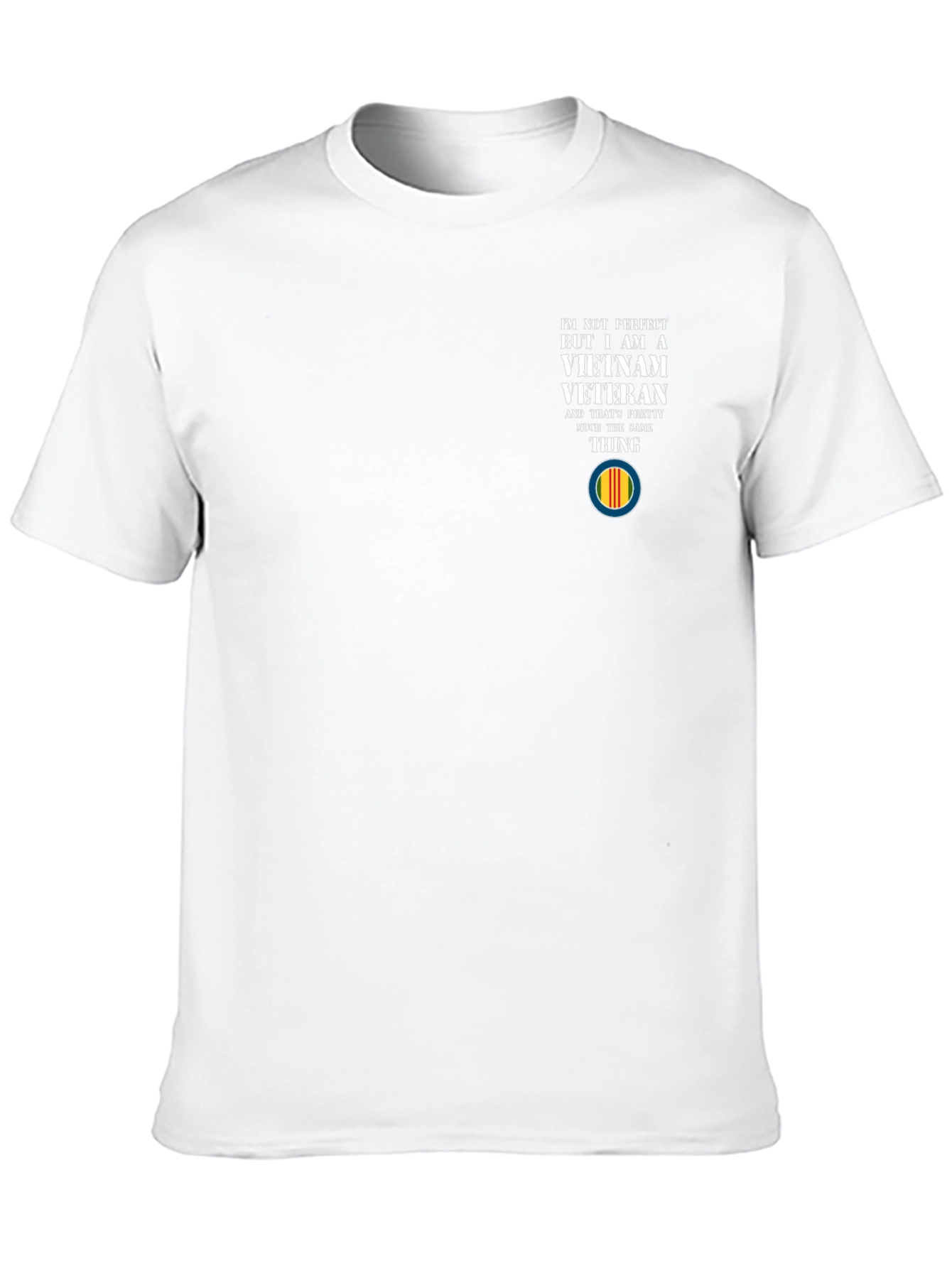 Vietnam Veteran T-Shirt - Im Not Perfect Design