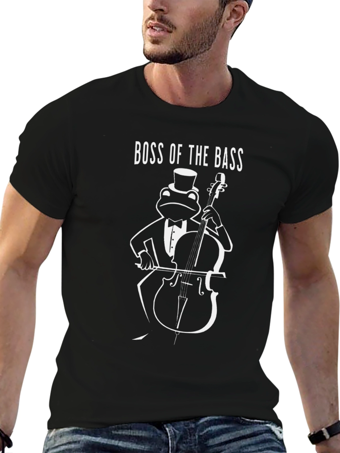 Boss of the Bass Black Graphic Tee