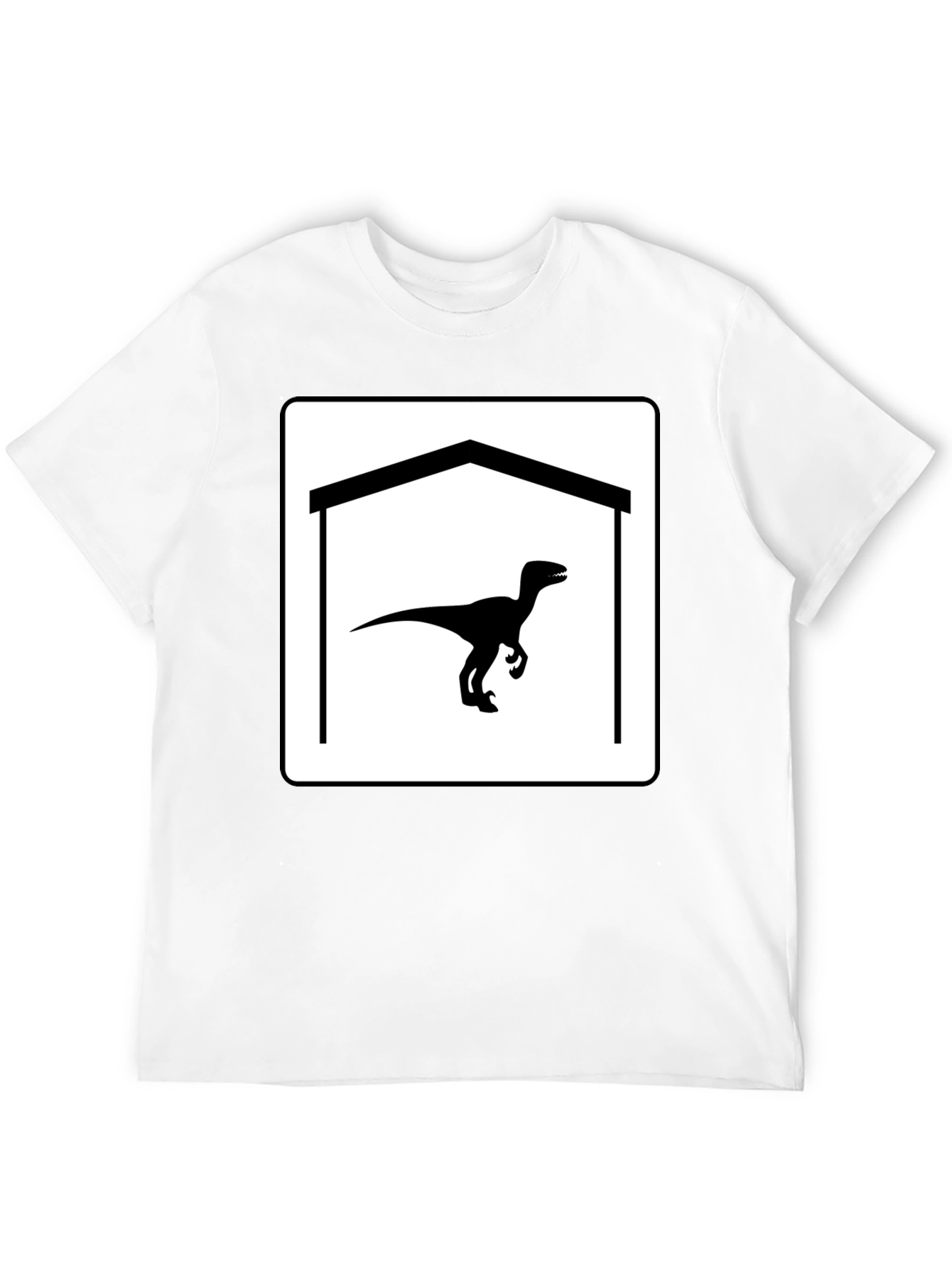 Raptor Garage T-Shirt - Black Cotton Graphic Tee