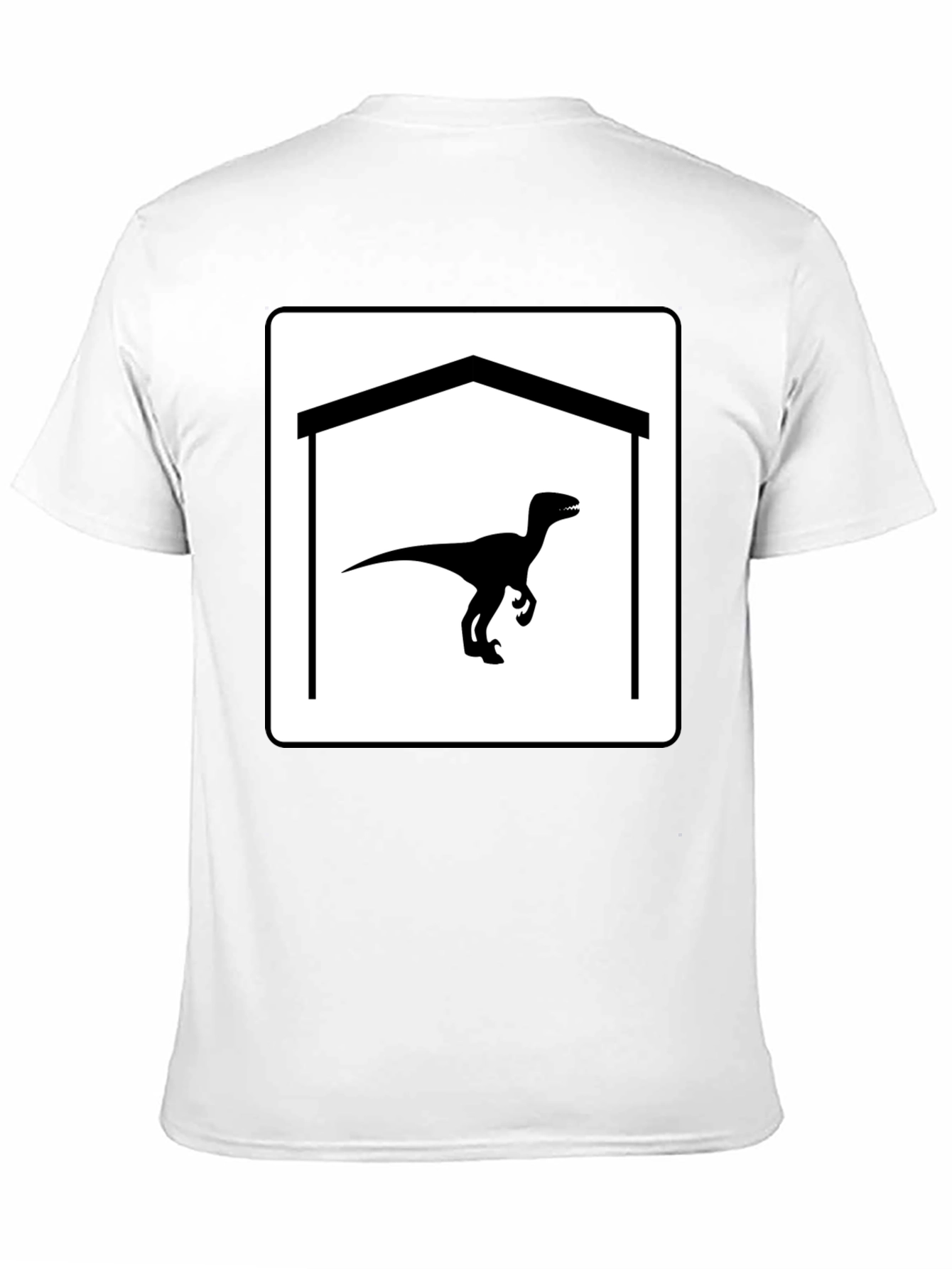 Raptor Garage T-Shirt - Black Cotton Graphic Tee