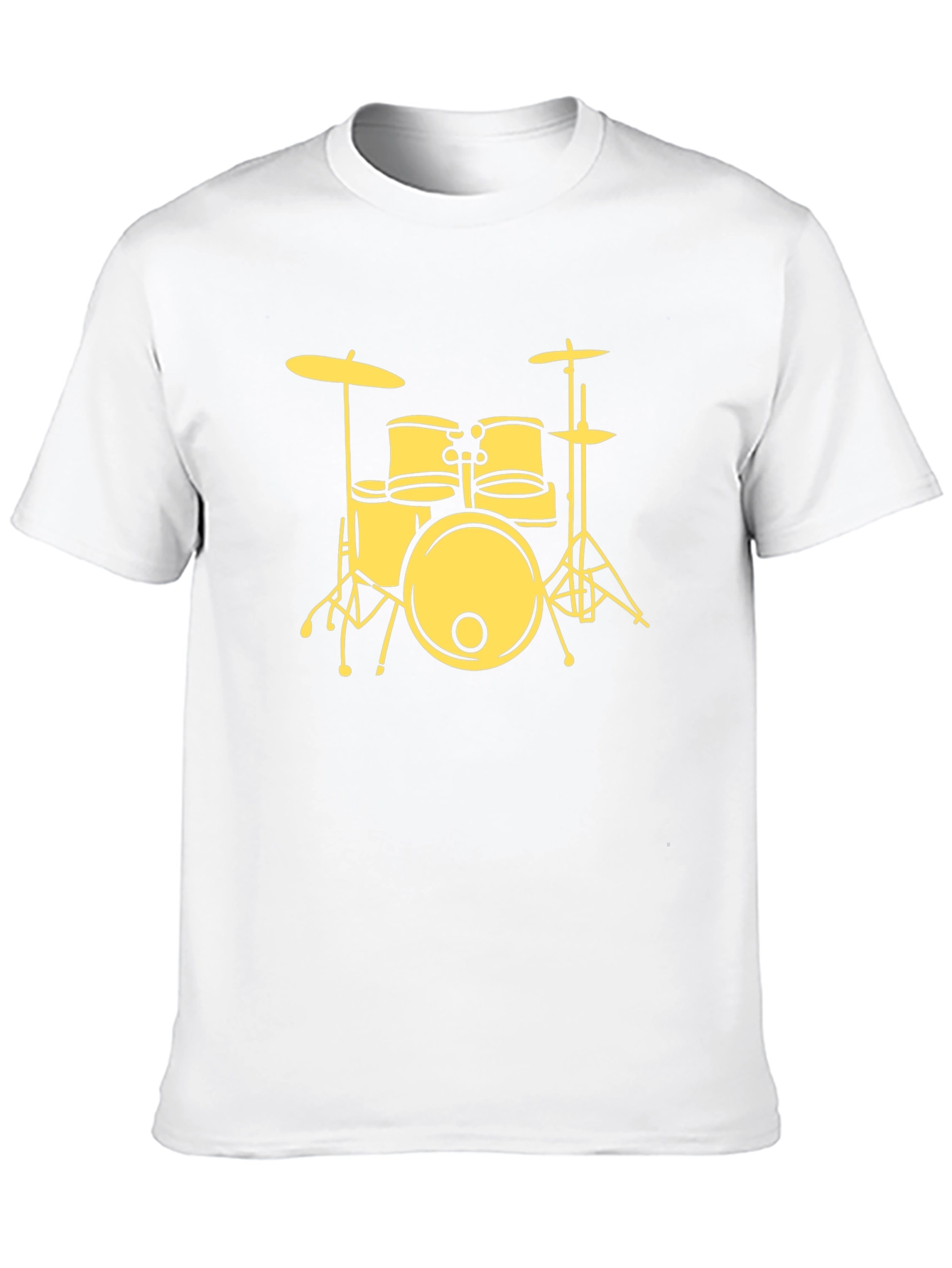Drum Kit Graphic Tee - Black