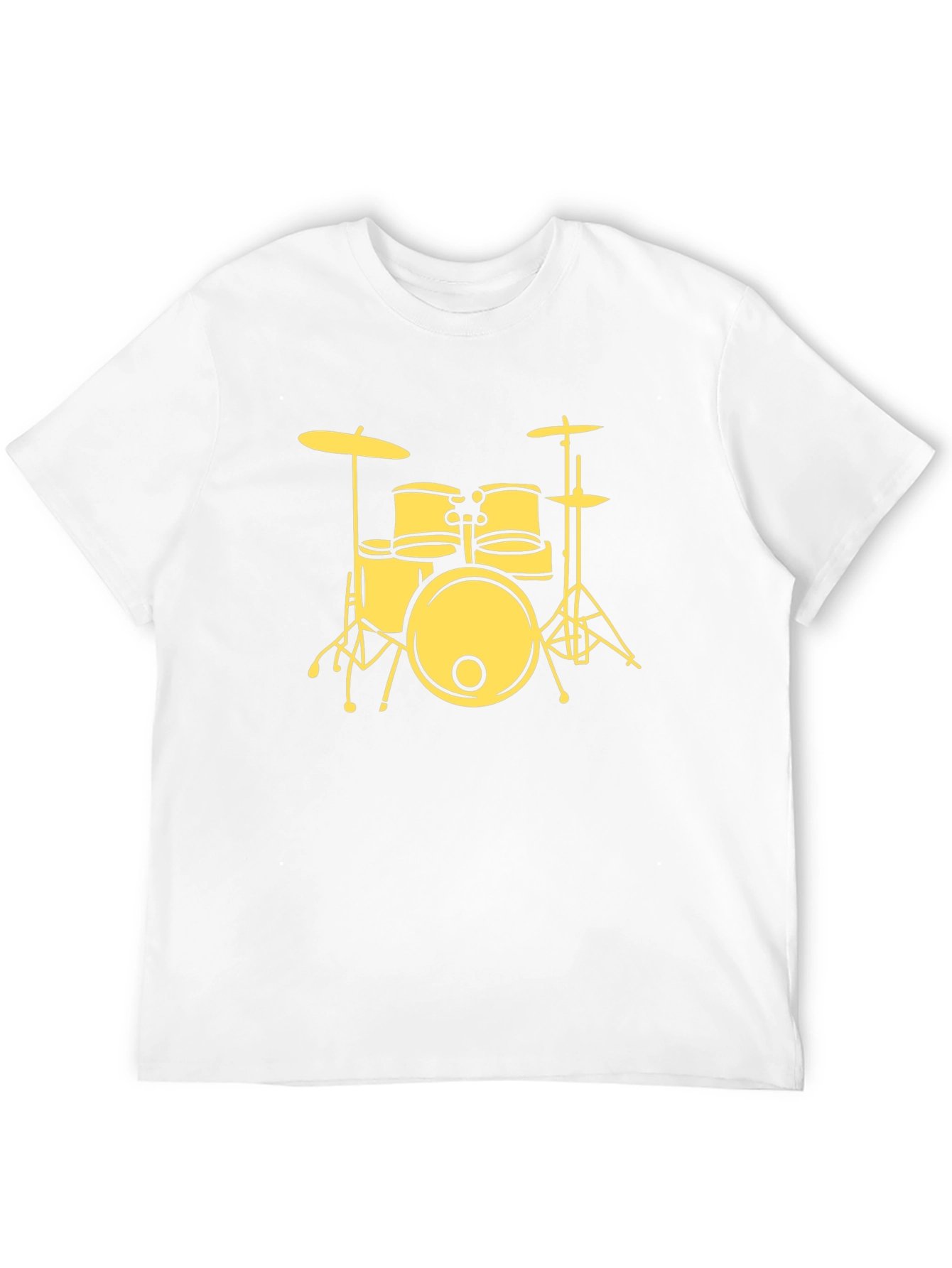 Drum Kit Graphic Tee - Black