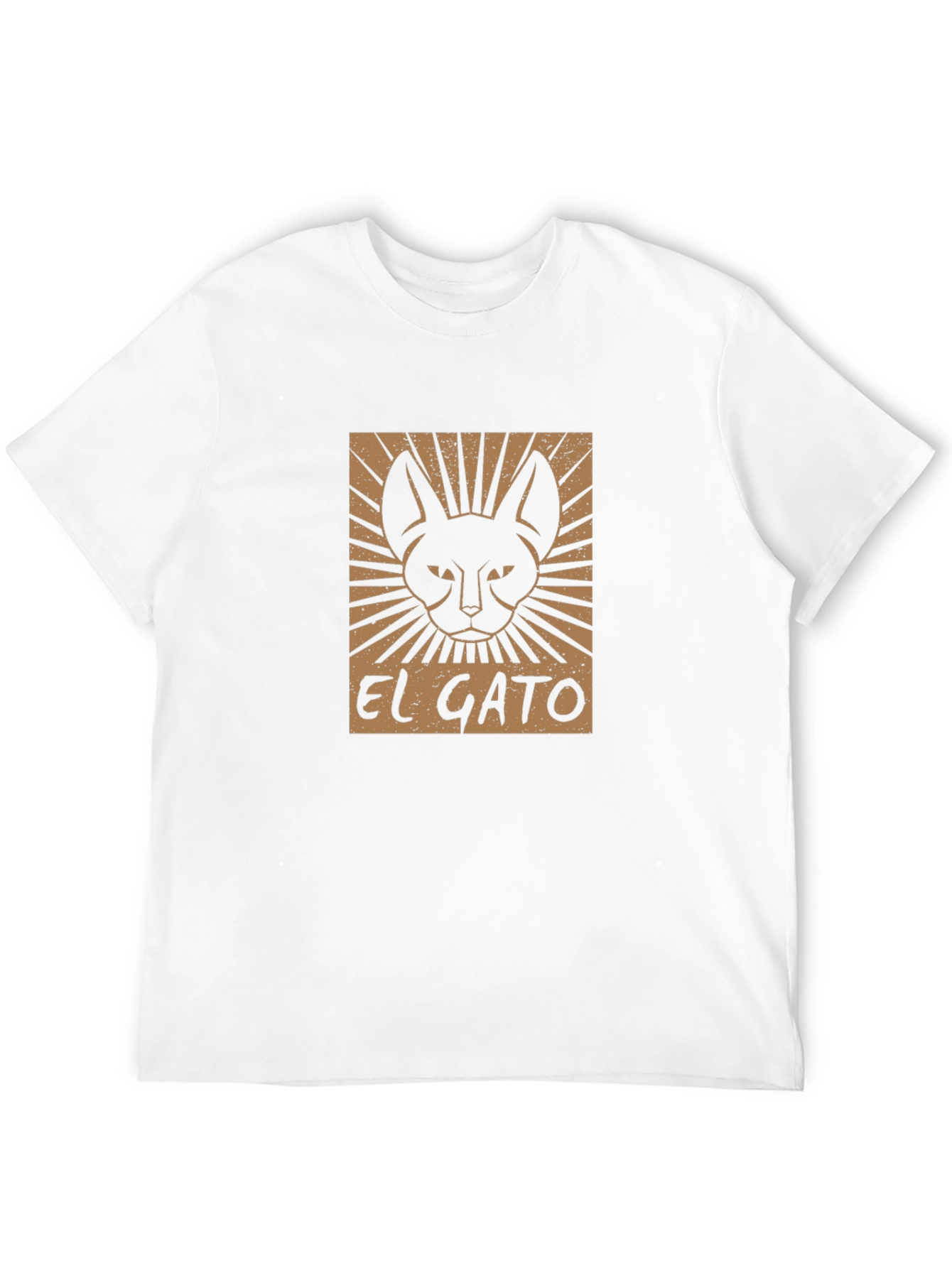 El Gato Graphic Tee - Retro Cat Lover T-Shirt