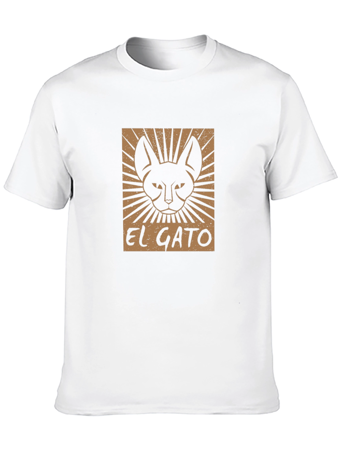 El Gato Graphic Tee - Retro Cat Lover T-Shirt