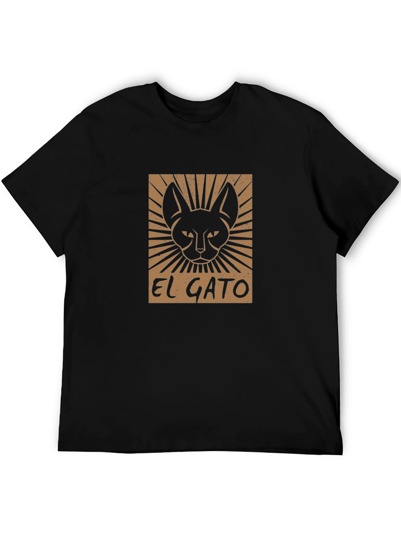 El Gato Graphic Tee - Retro Cat Lover T-Shirt
