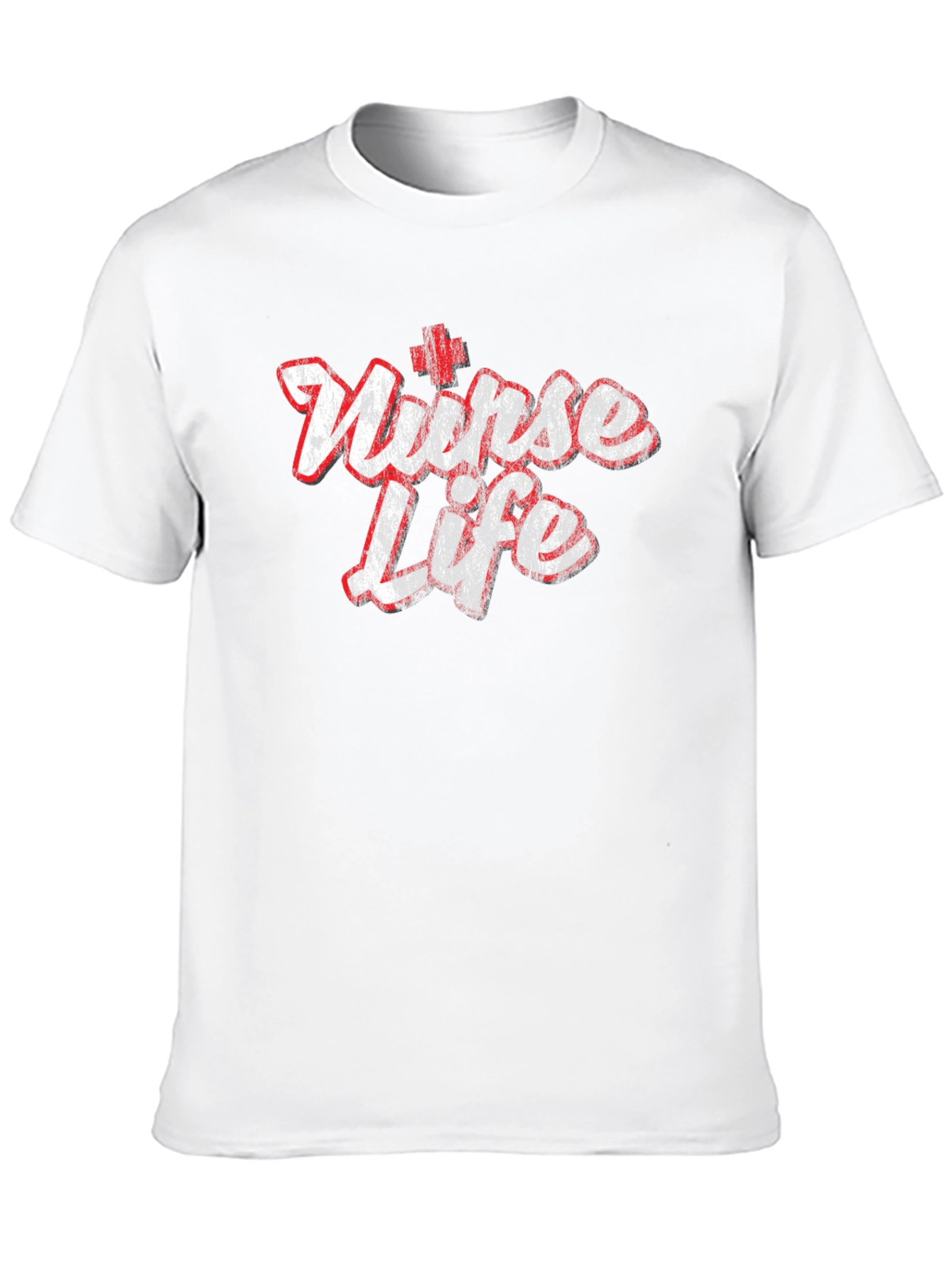 Nurse Life Graphic T-Shirt - Black
