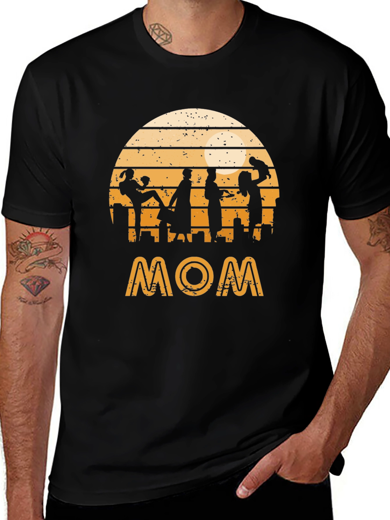 Cool Mom Graphic T-Shirt - Black