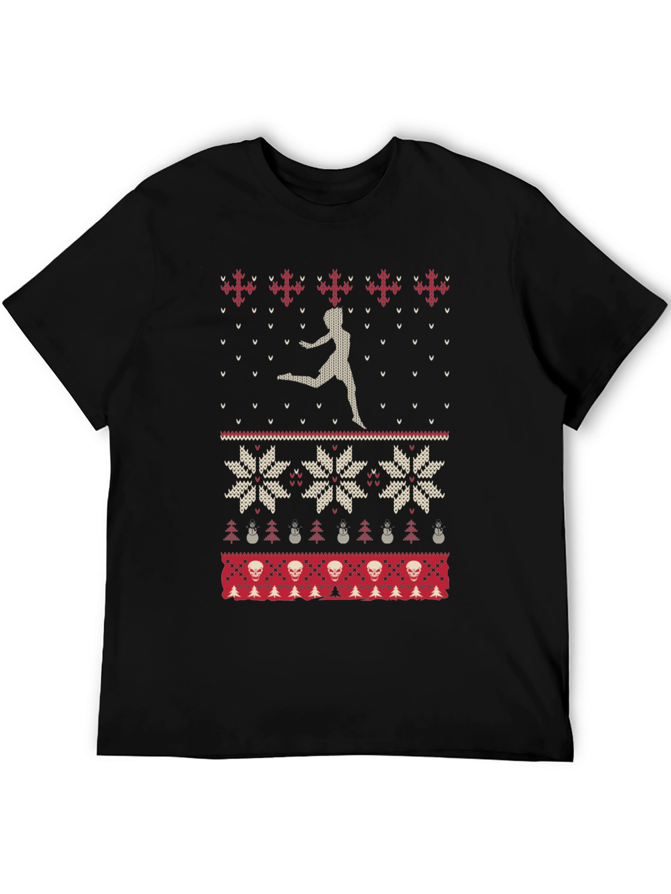 Ugly Holiday Sweater Style Graphic Tee