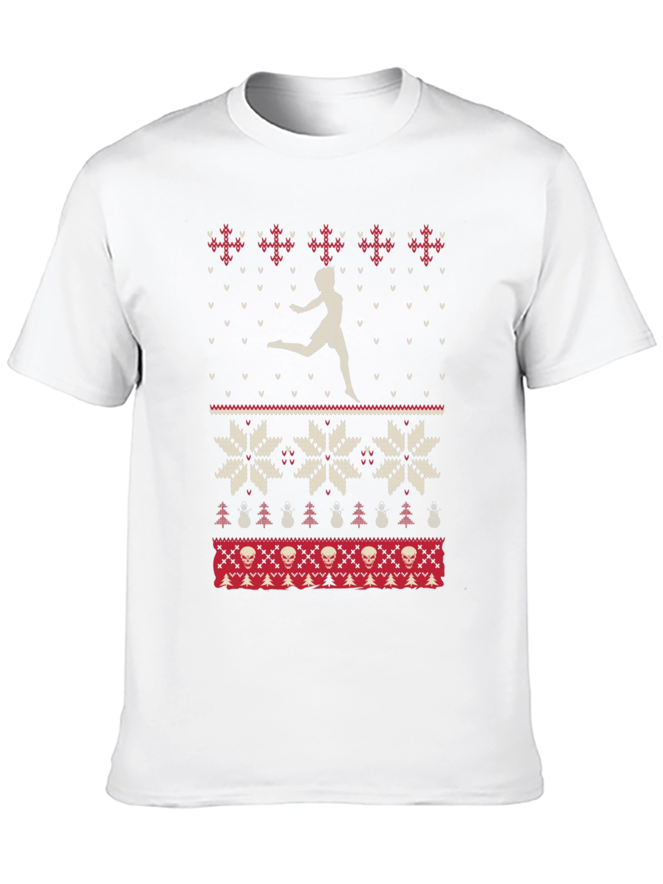 Ugly Holiday Sweater Style Graphic Tee