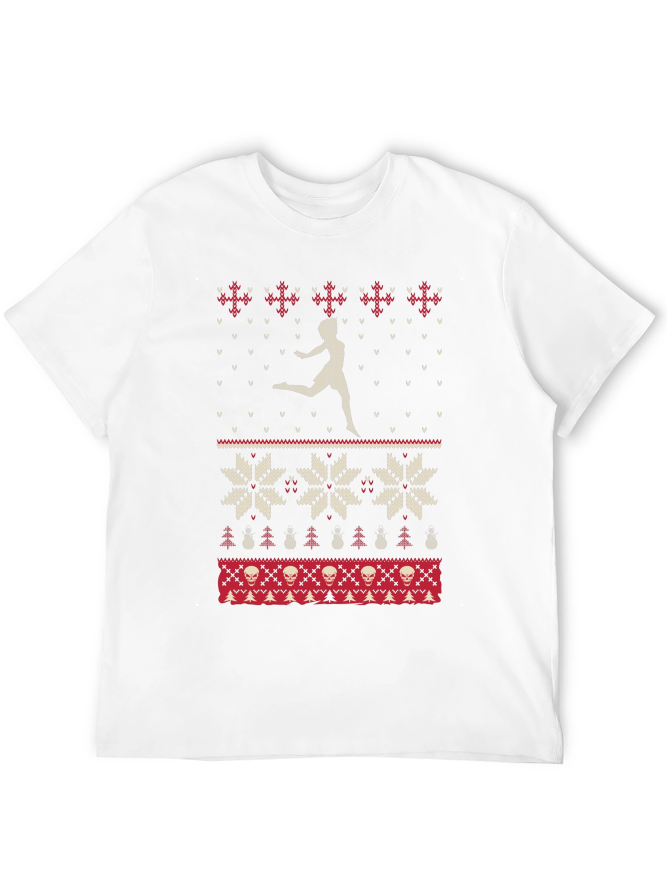 Ugly Holiday Sweater Style Graphic Tee