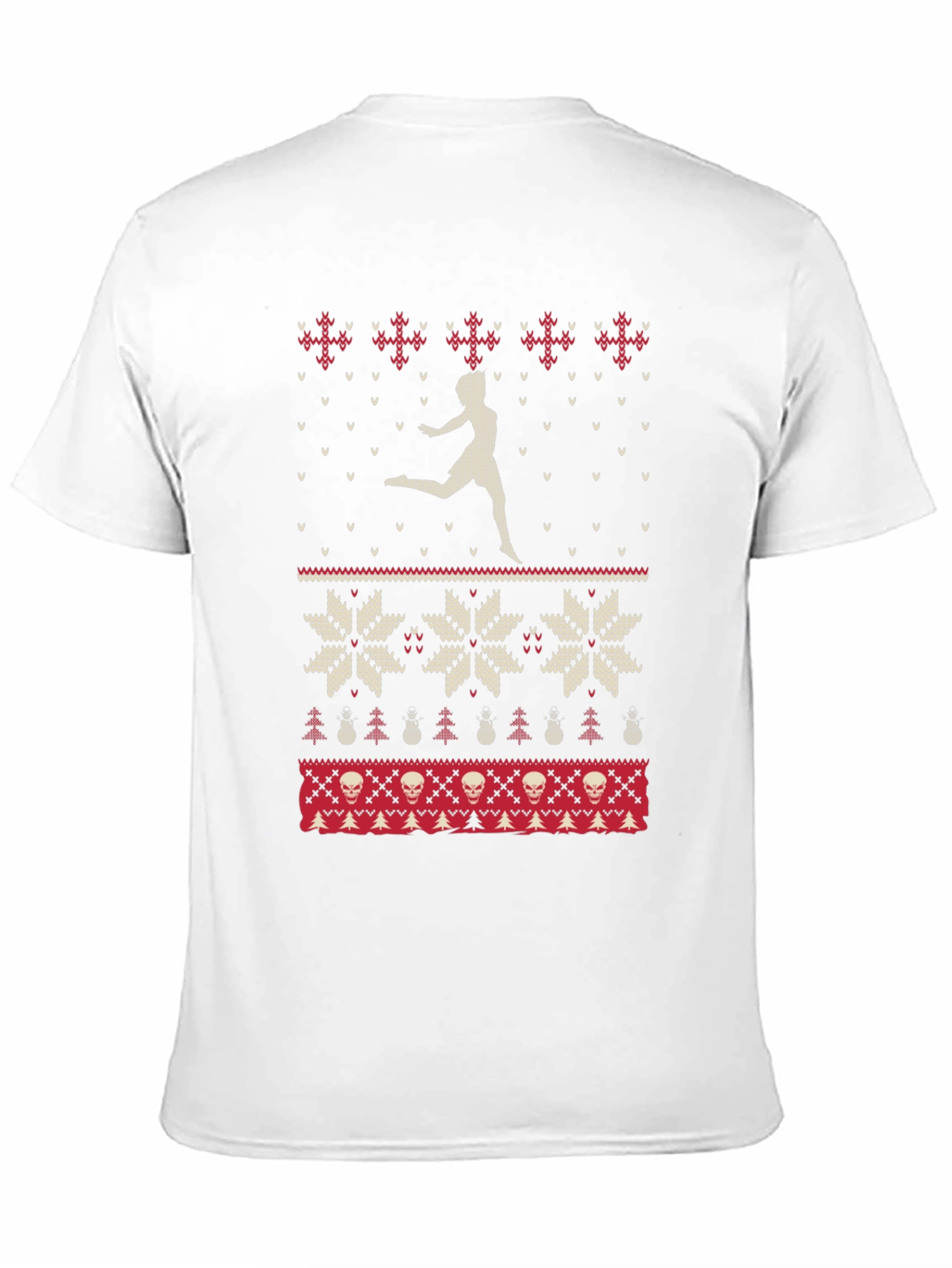 Ugly Holiday Sweater Style Graphic Tee