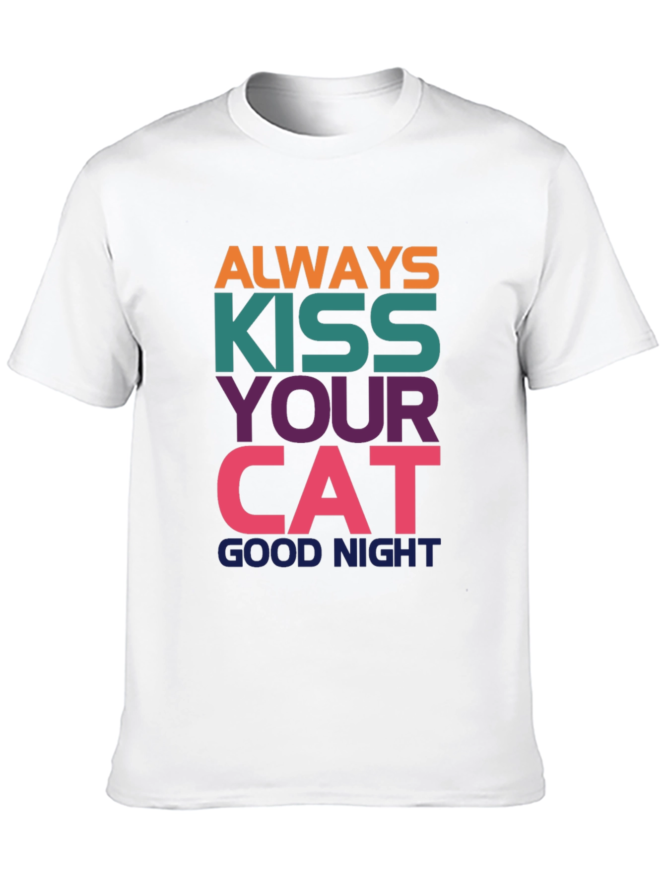 Kiss Your Cat Good Night T-Shirt