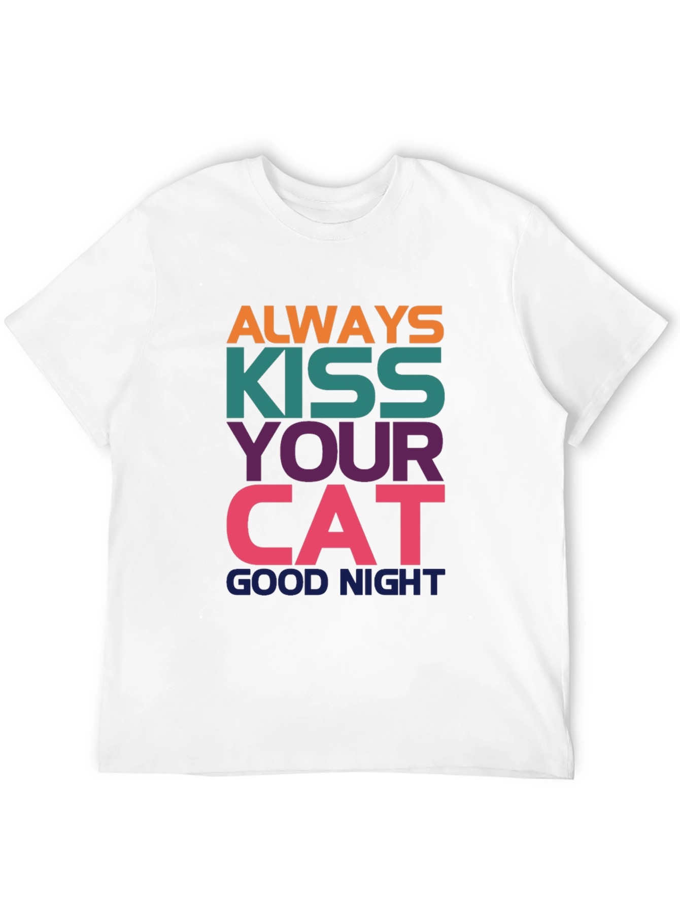 Kiss Your Cat Good Night T-Shirt