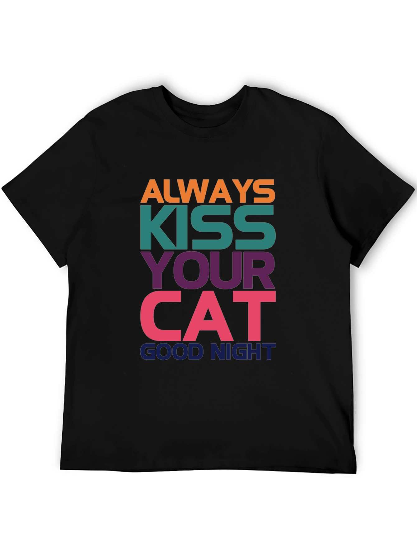 Kiss Your Cat Good Night T-Shirt