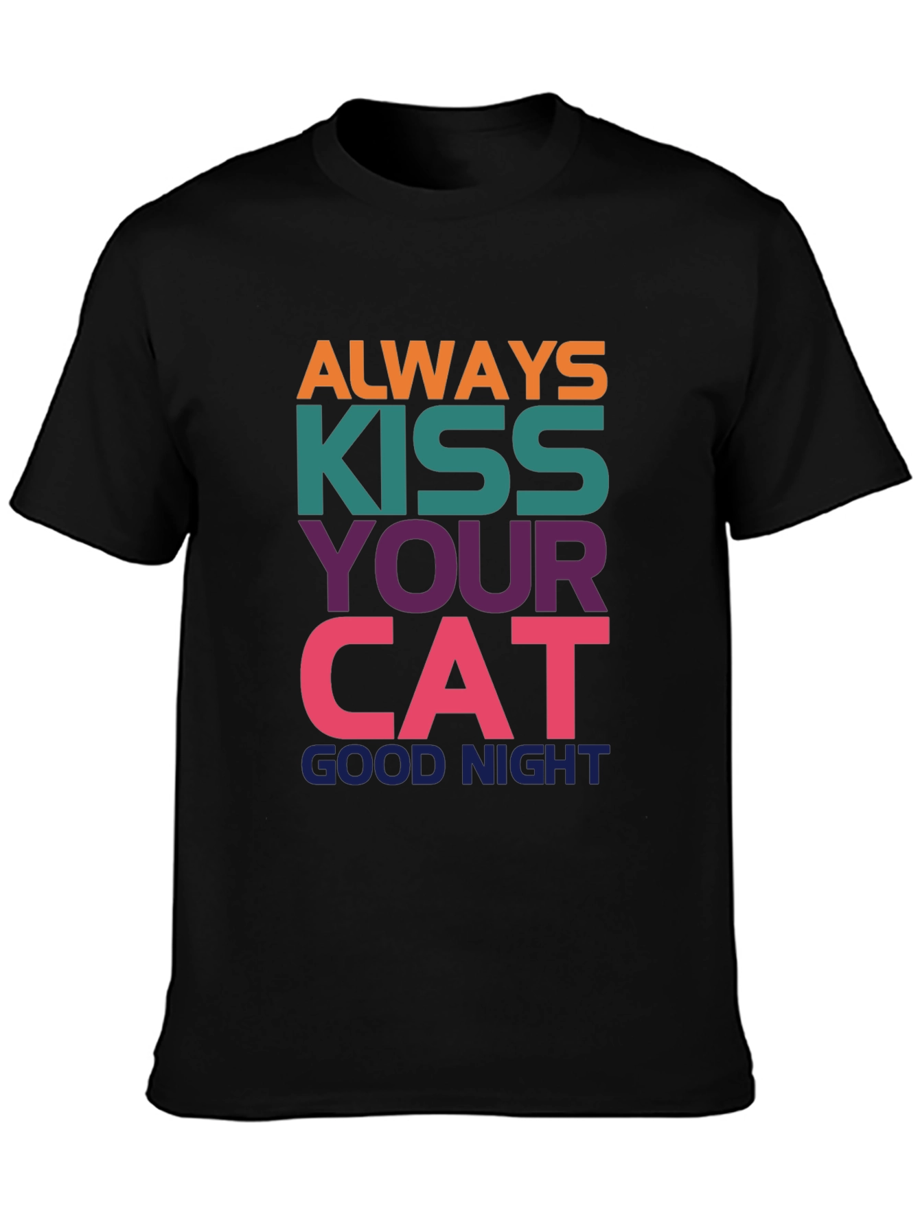 Kiss Your Cat Good Night T-Shirt
