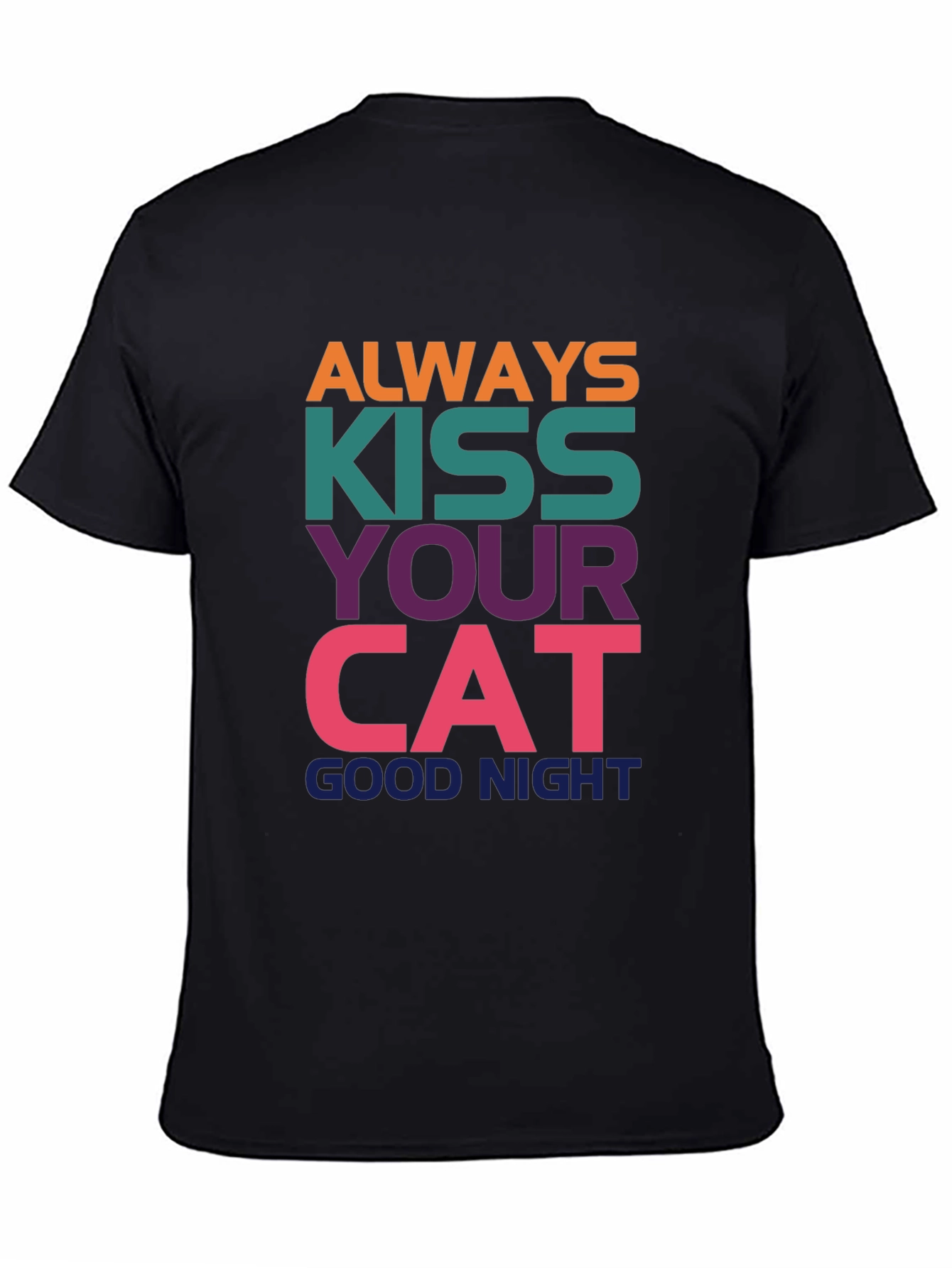 Kiss Your Cat Good Night T-Shirt