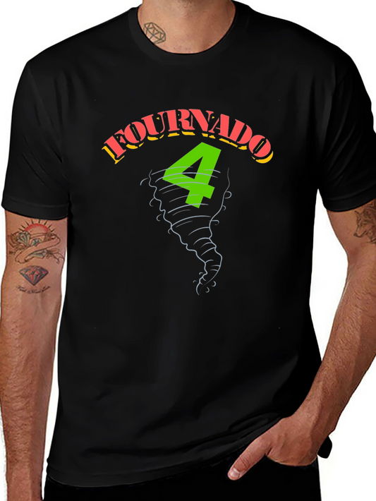 Fournado 4 Graphic Tee - Black Short Sleeve