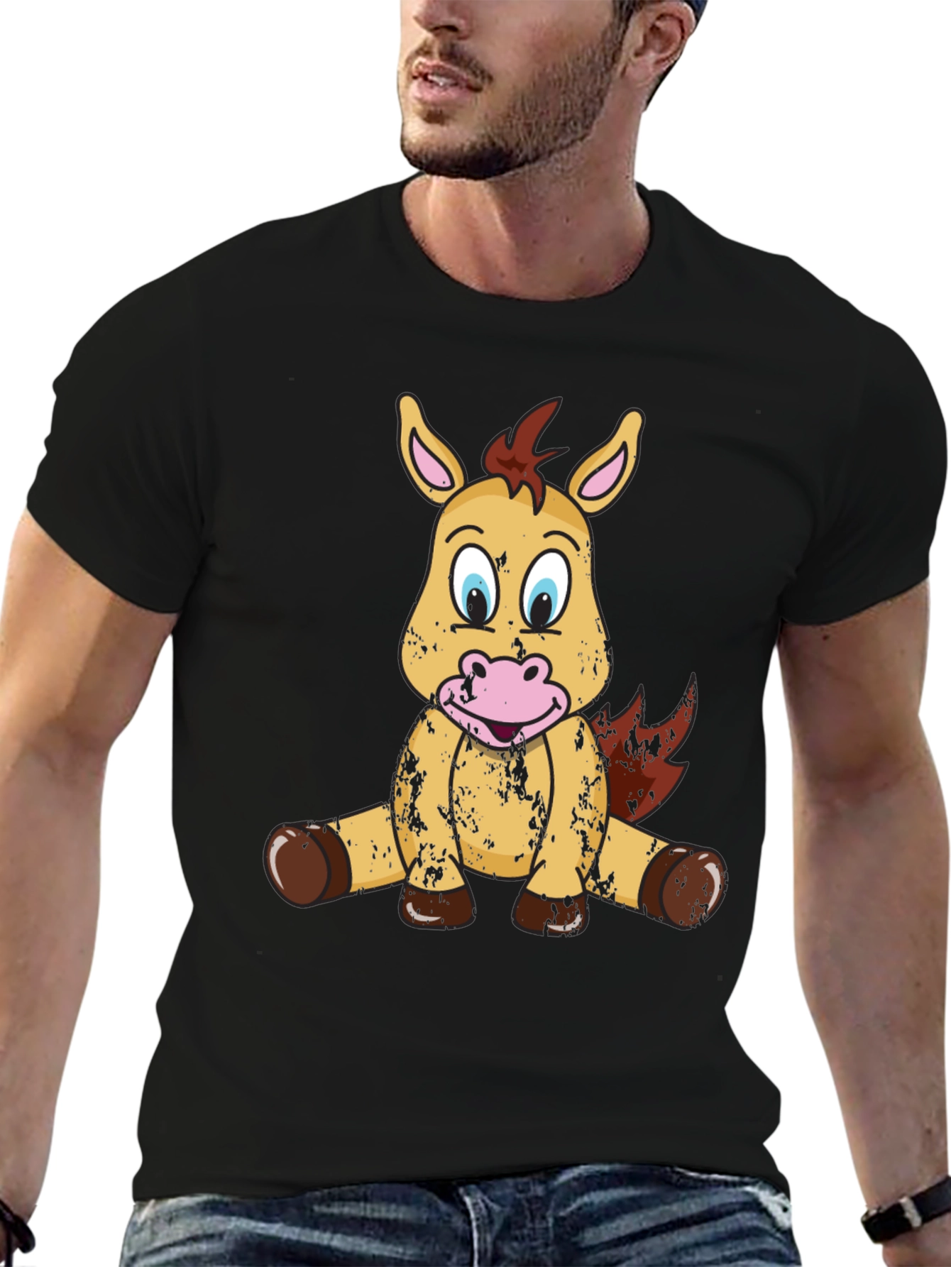 Cute Cartoon Horse T-Shirt