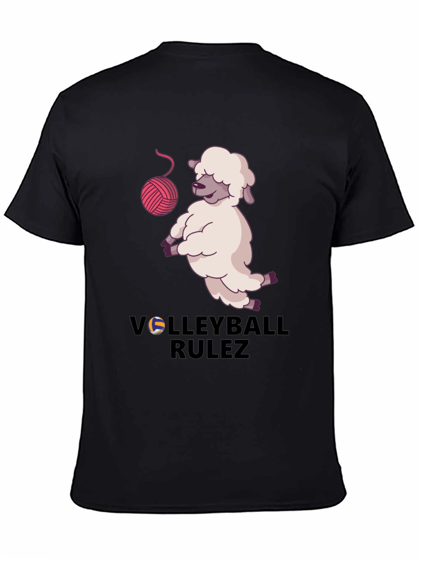 Volleyball Rulez Sheep T-Shirt
