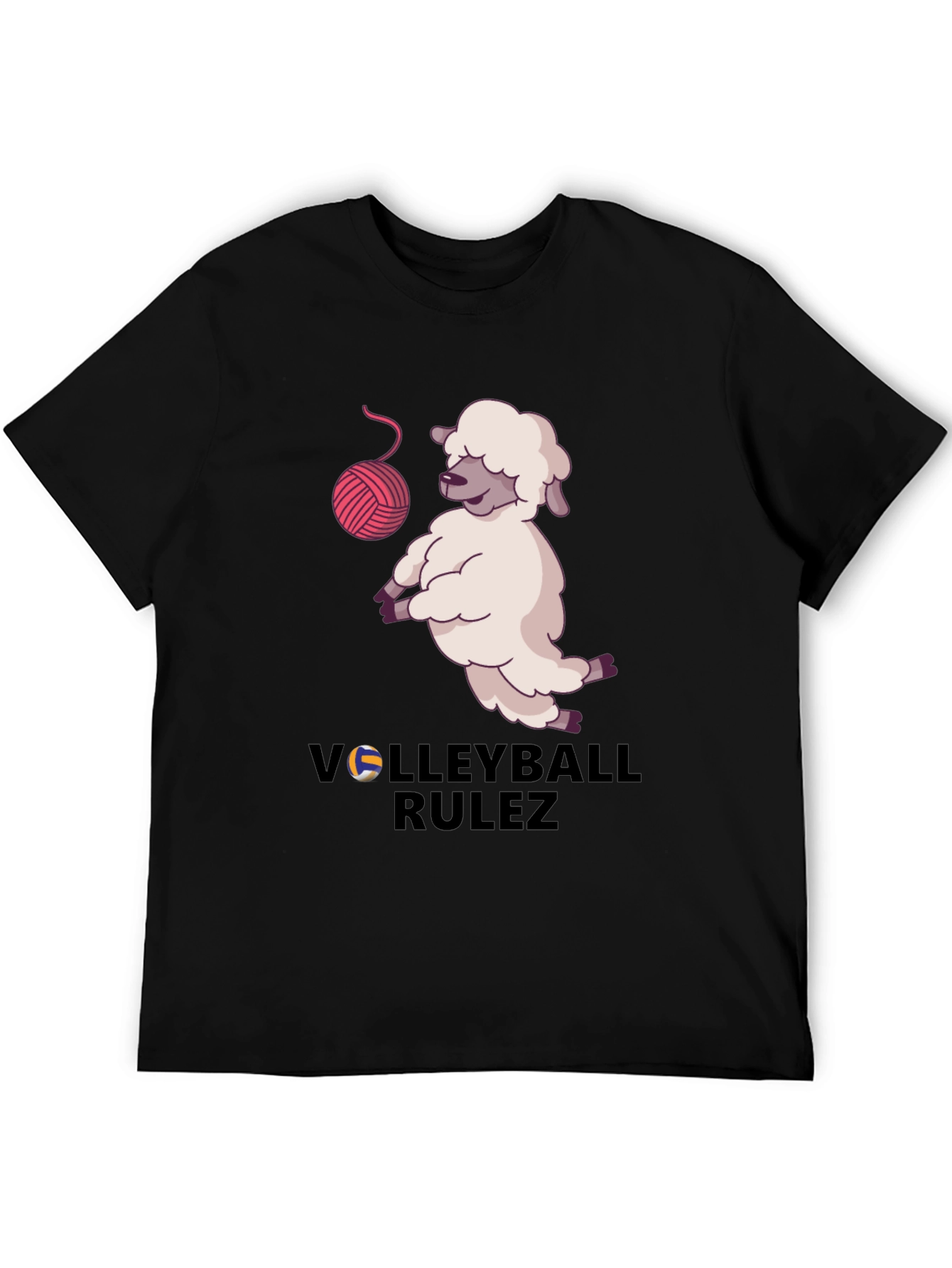 Volleyball Rulez Sheep T-Shirt