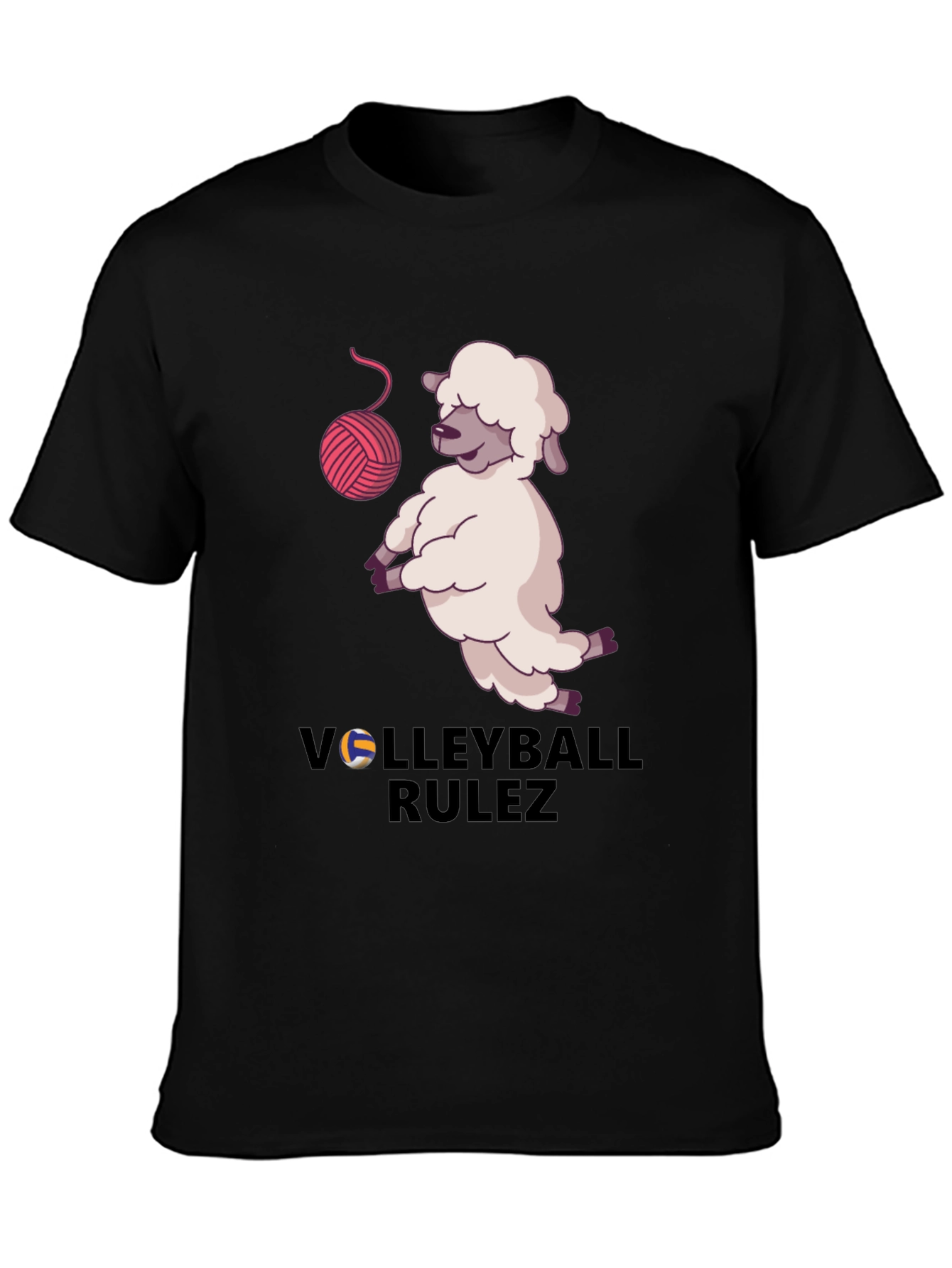 Volleyball Rulez Sheep T-Shirt