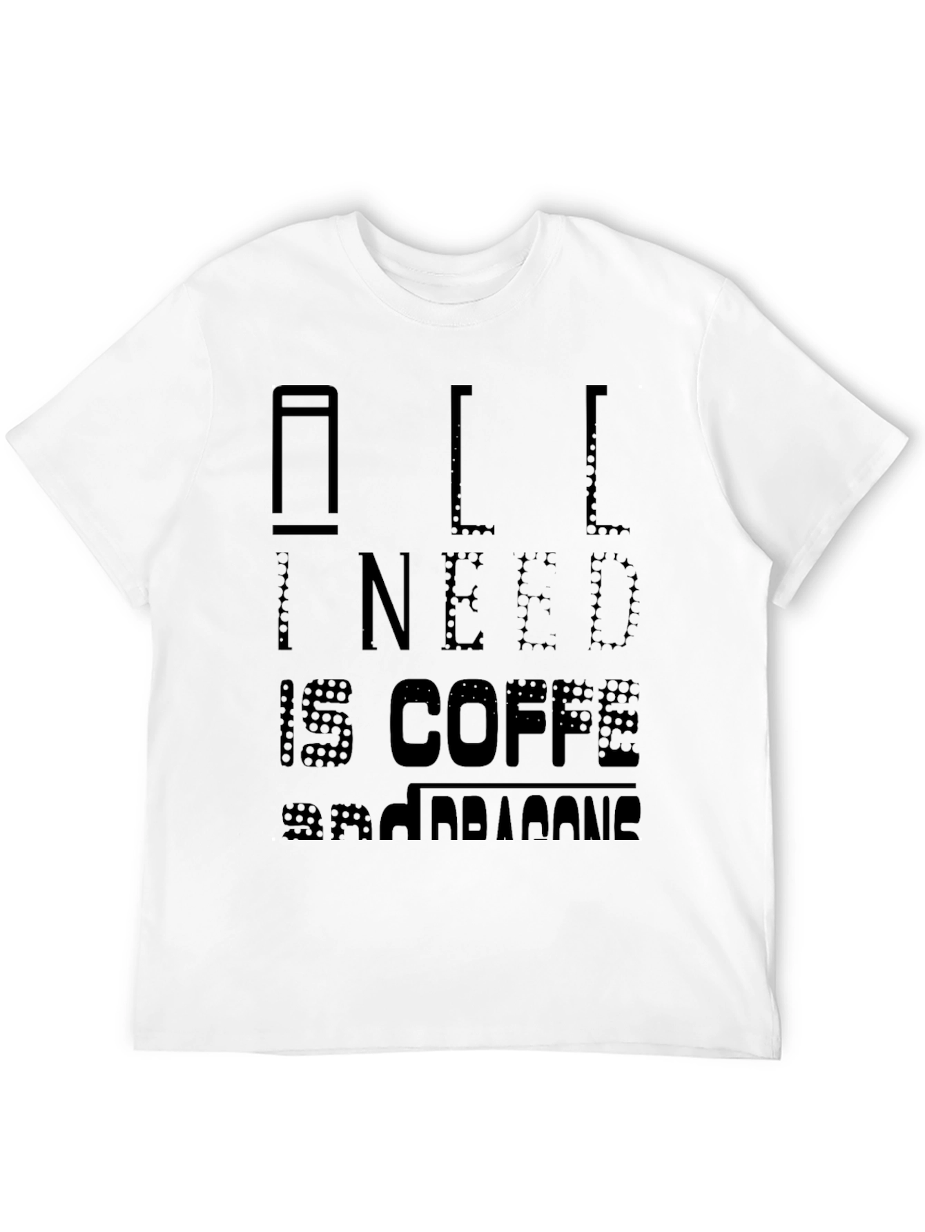 All I Need Is Coffee Mens Graphic Tee