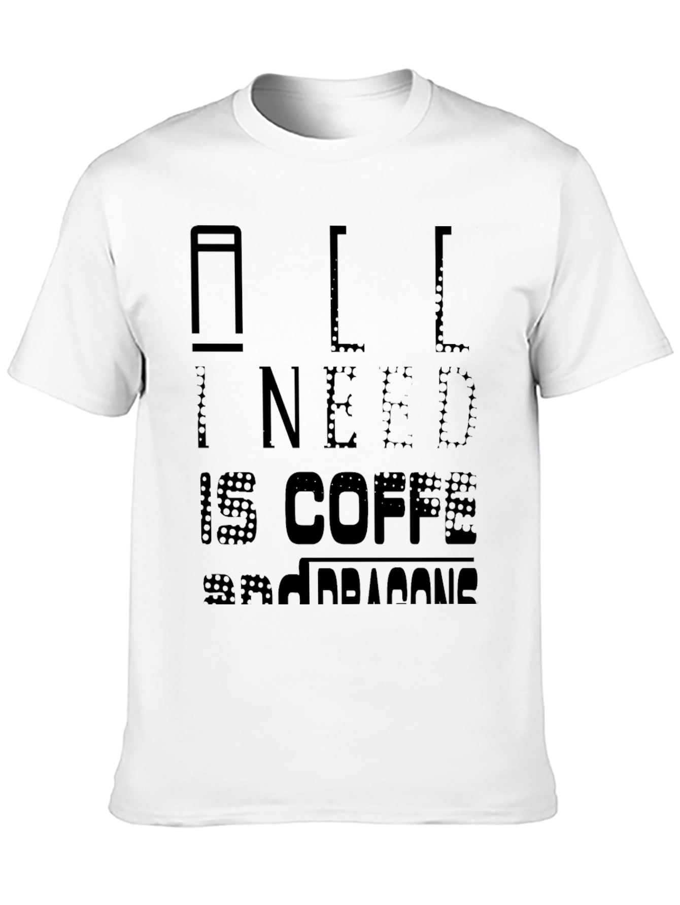 All I Need Is Coffee Mens Graphic Tee