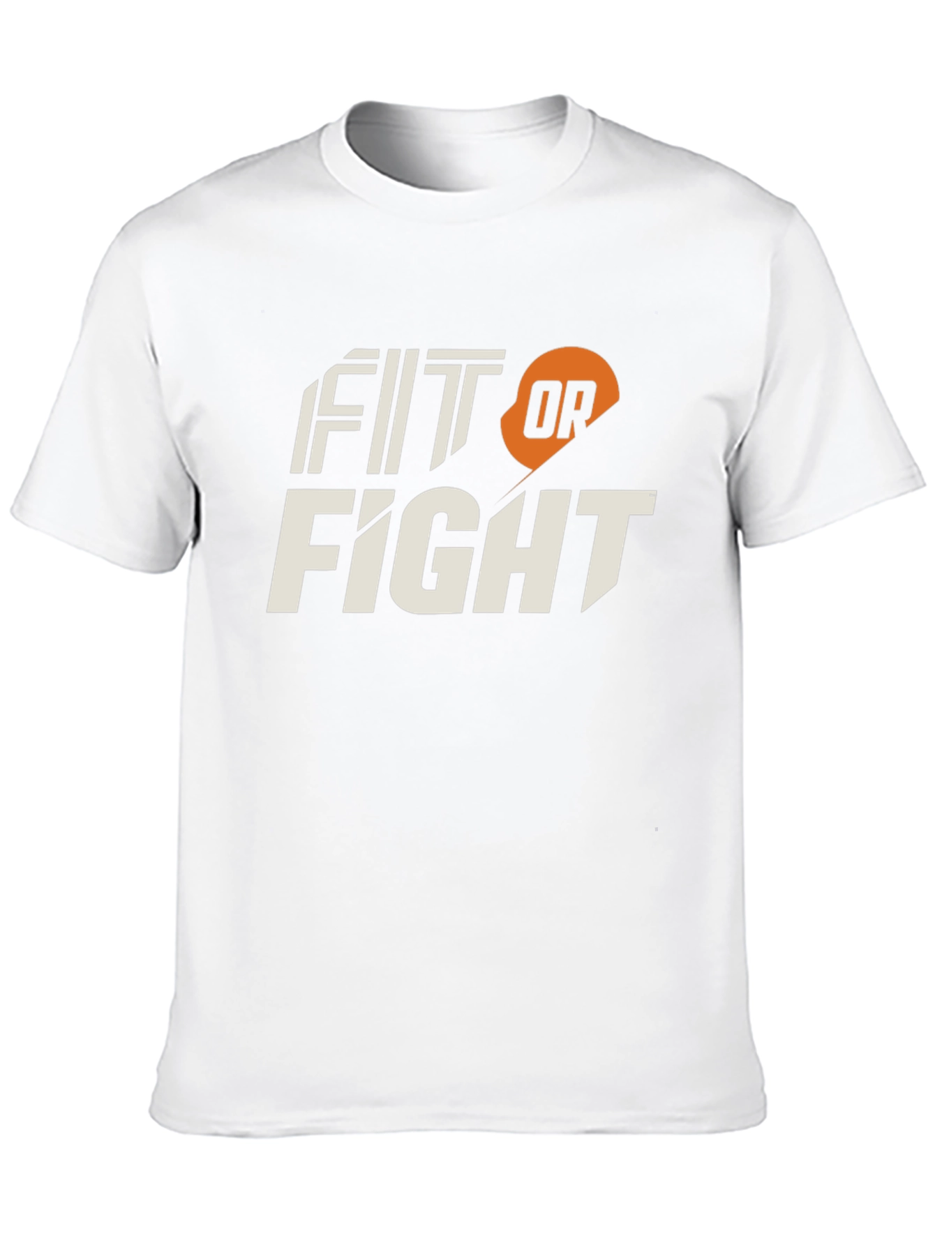 Fit or Fight Black Graphic Tee