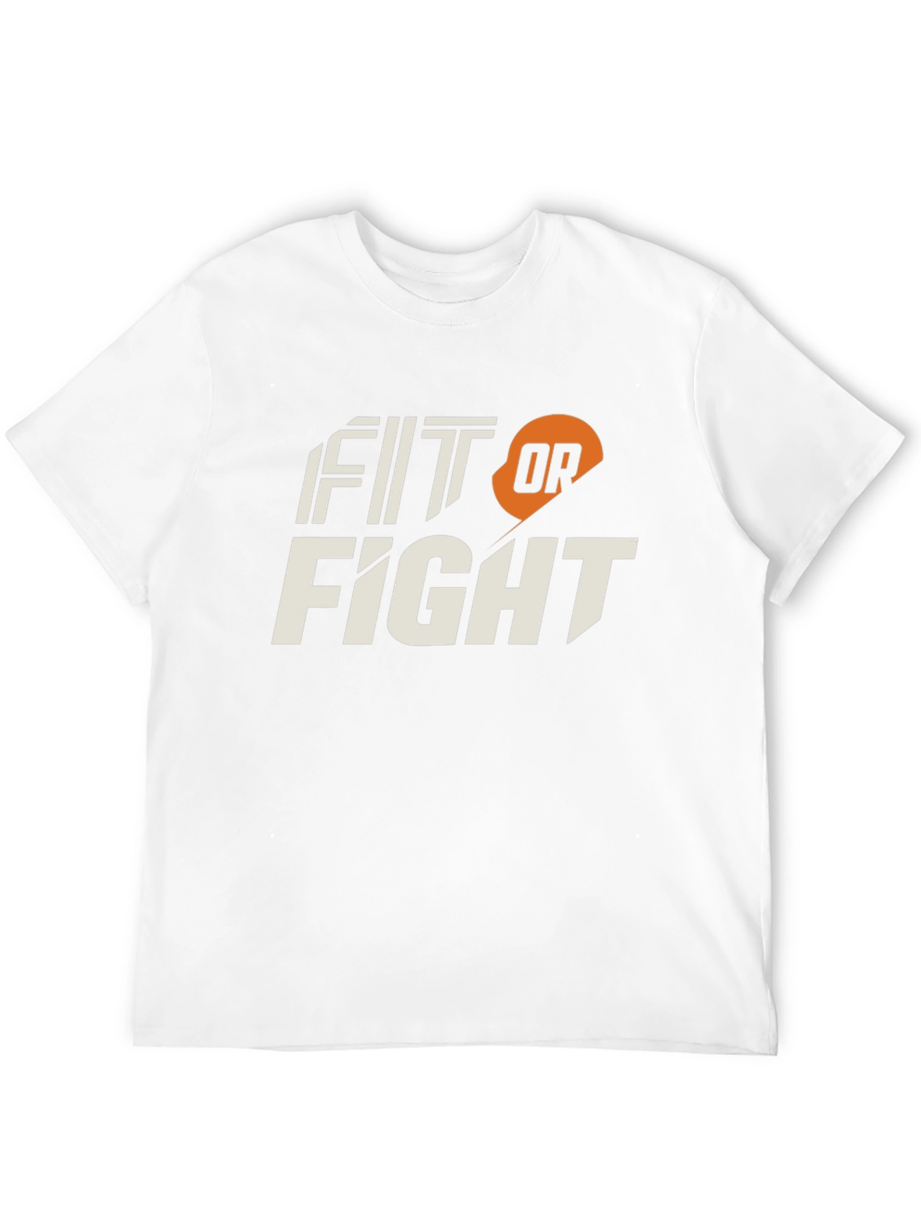 Fit or Fight Black Graphic Tee
