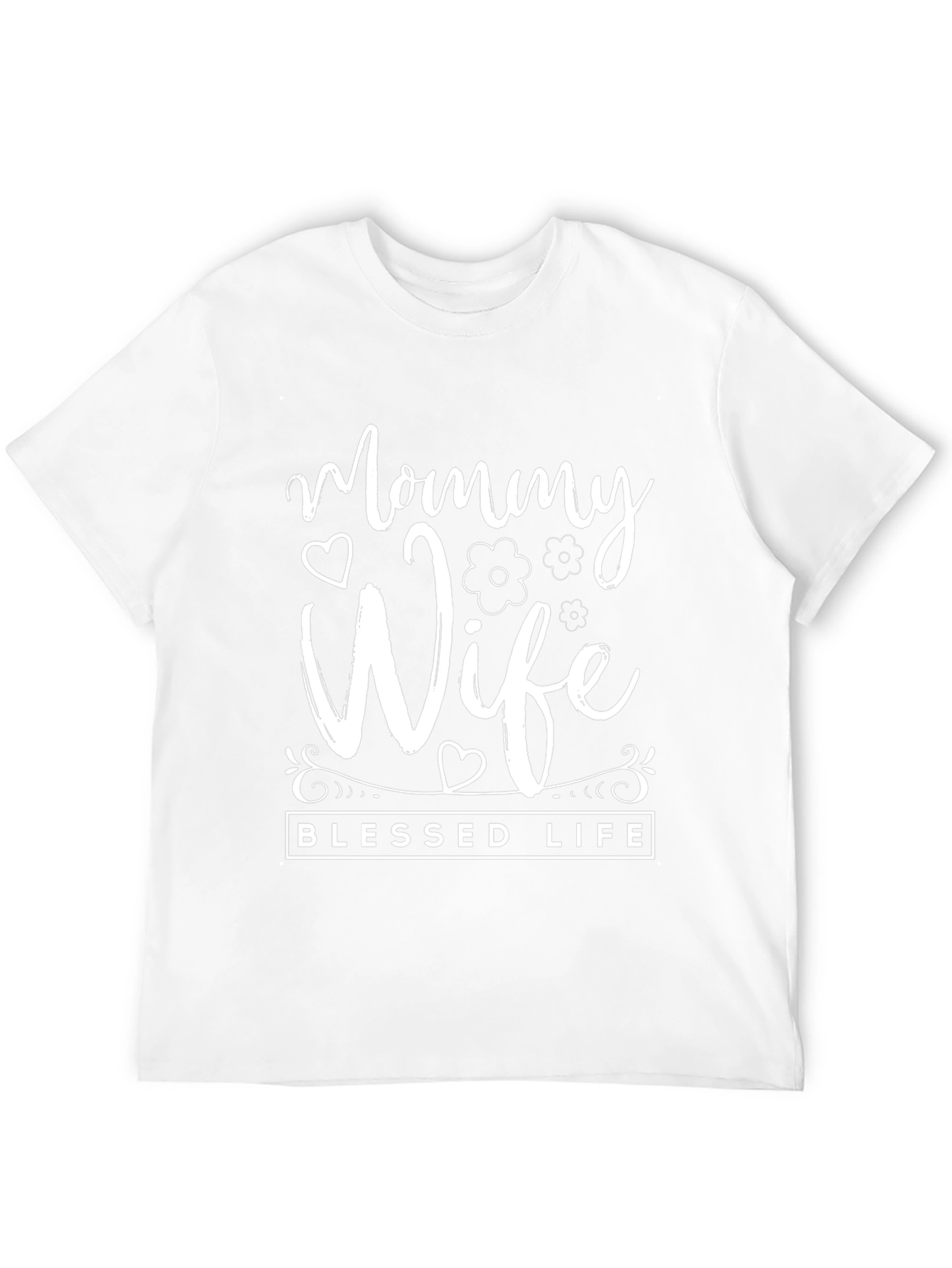 Mommy Wife Blessed Life Graphic T-Shirt