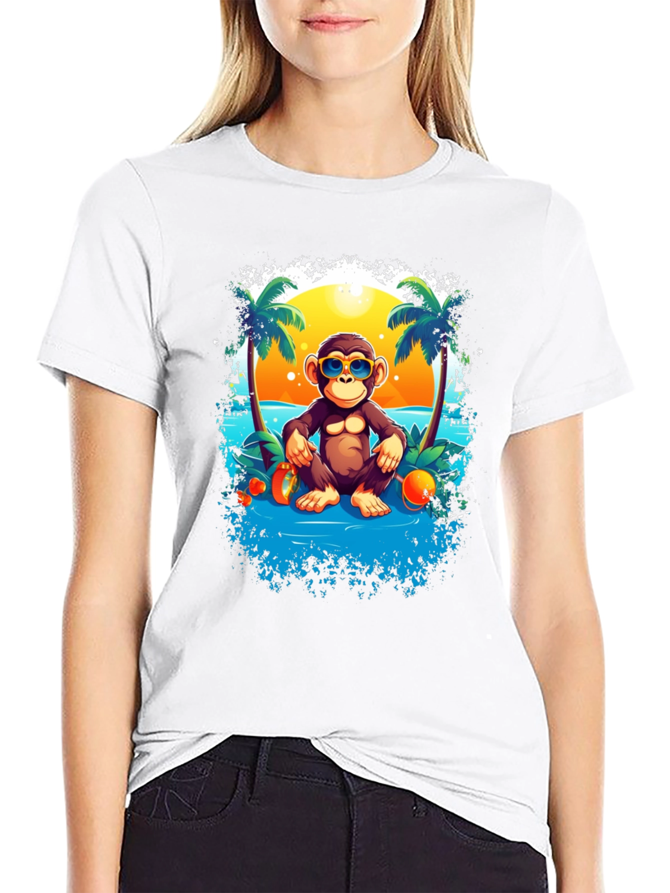 Monkey Beach T-Shirt - Island Life Style