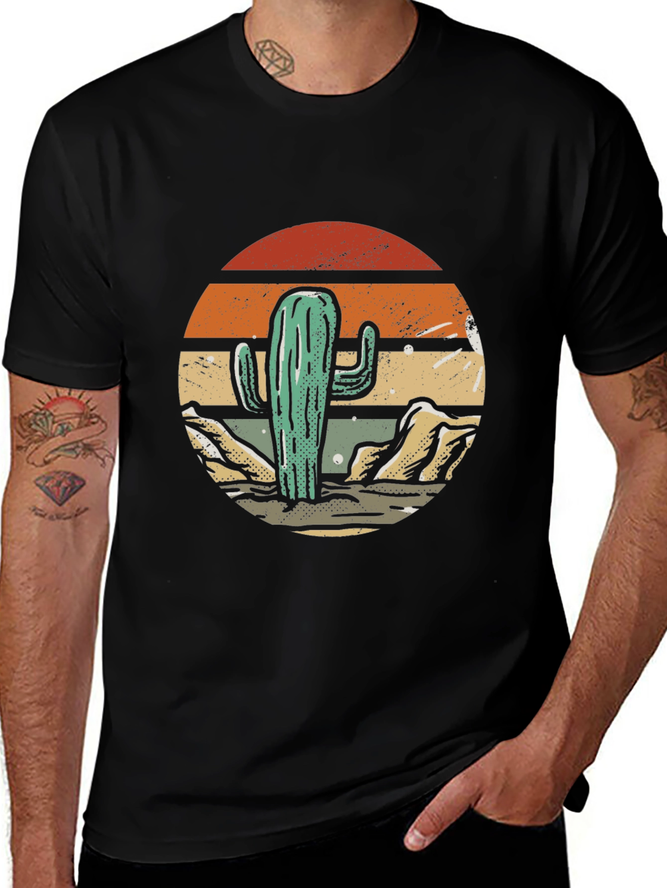 Retro Cactus Desert T-Shirt