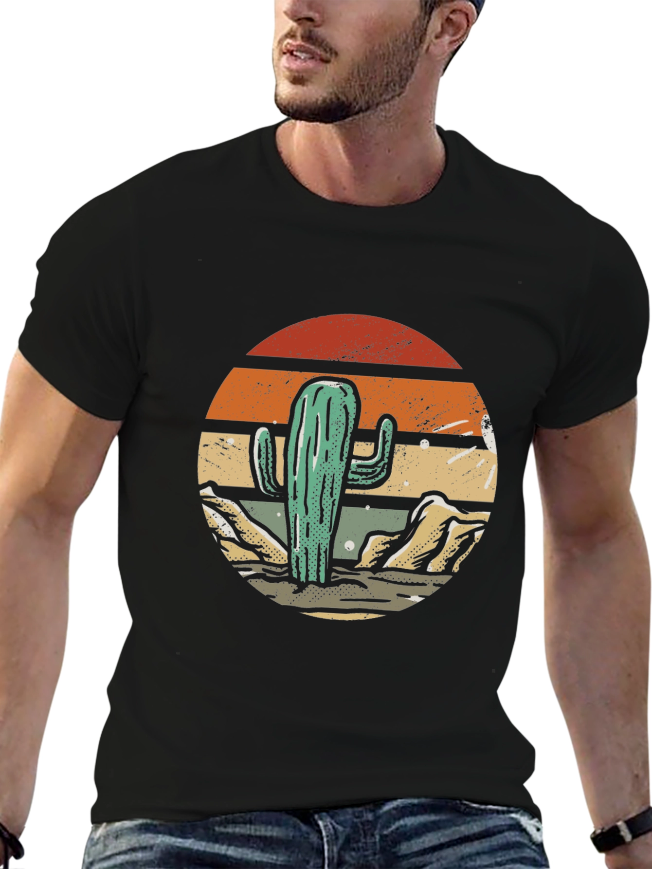 Retro Cactus Desert T-Shirt