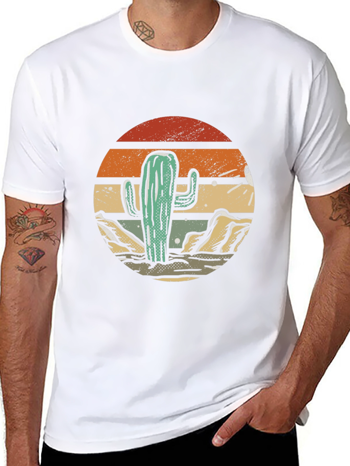 Retro Cactus Desert T-Shirt
