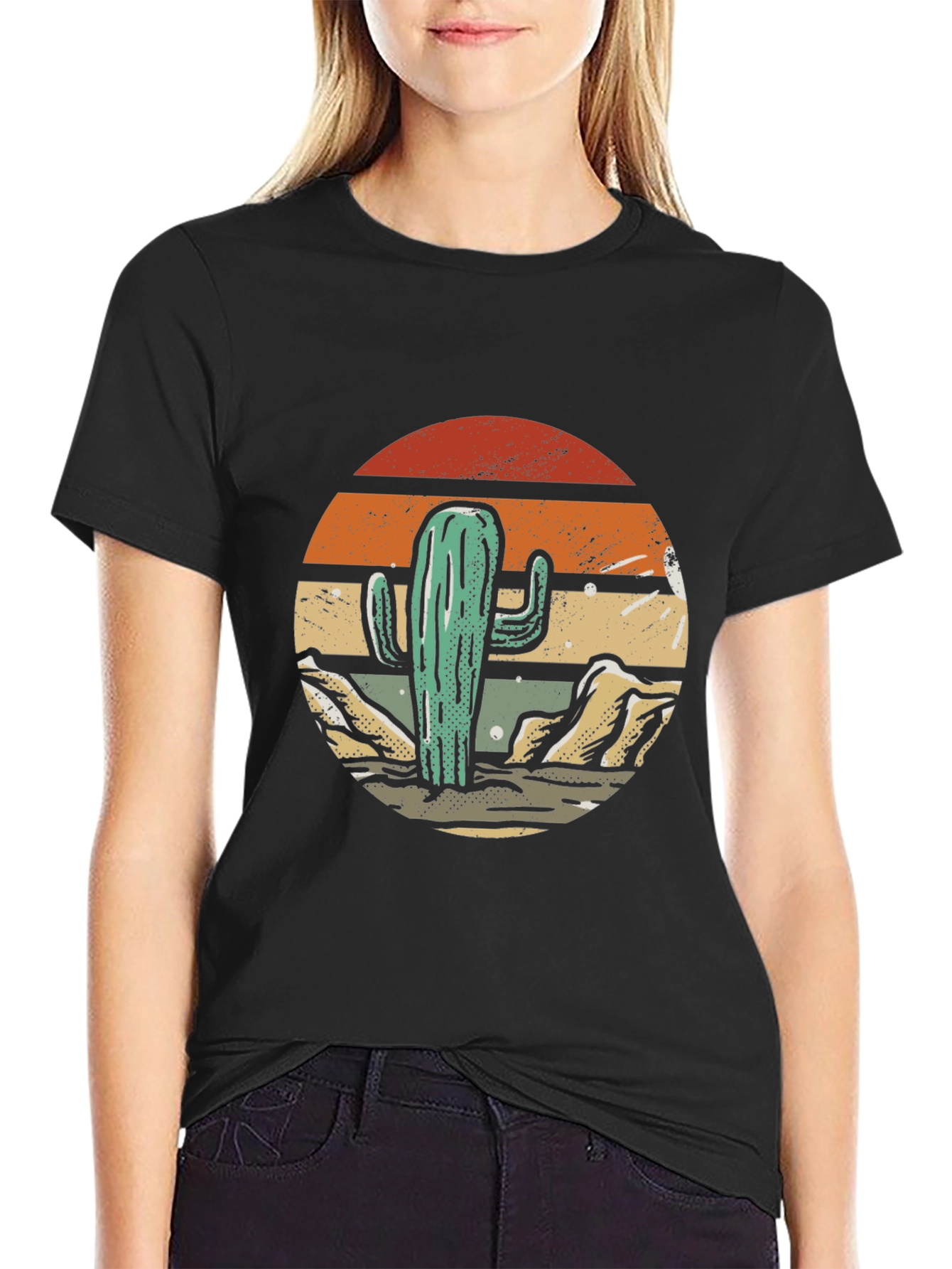 Retro Cactus Desert T-Shirt