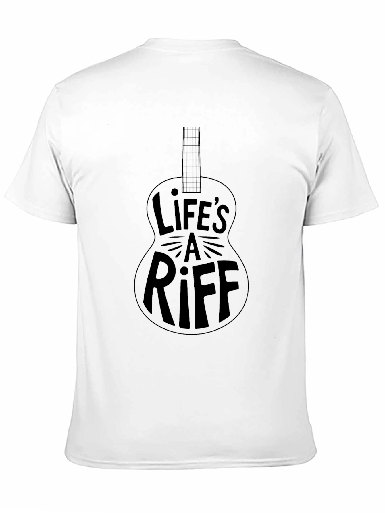 Lifes A Riff Guitar T-Shirt - Music Lover Tee