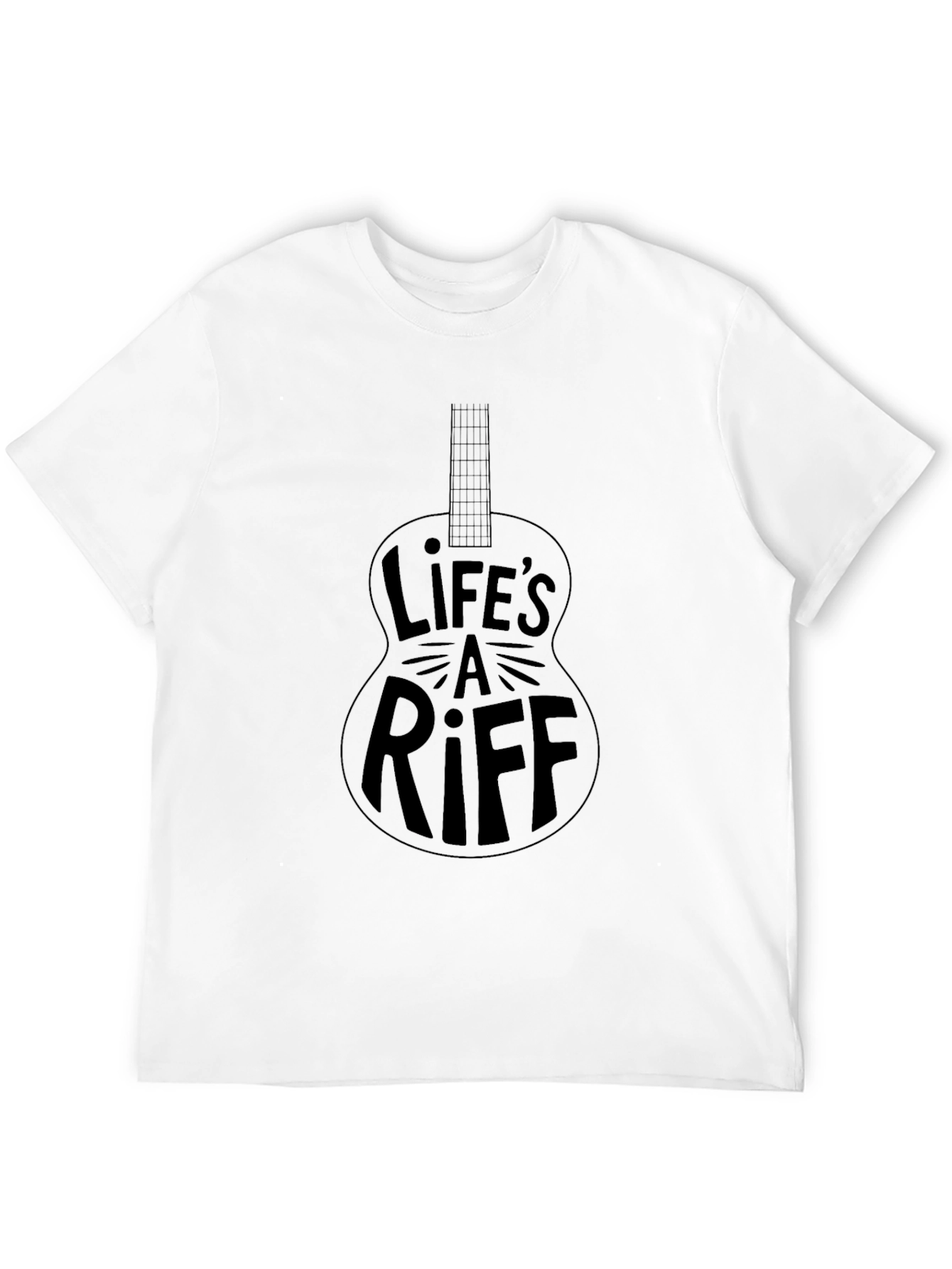Lifes A Riff Guitar T-Shirt - Music Lover Tee