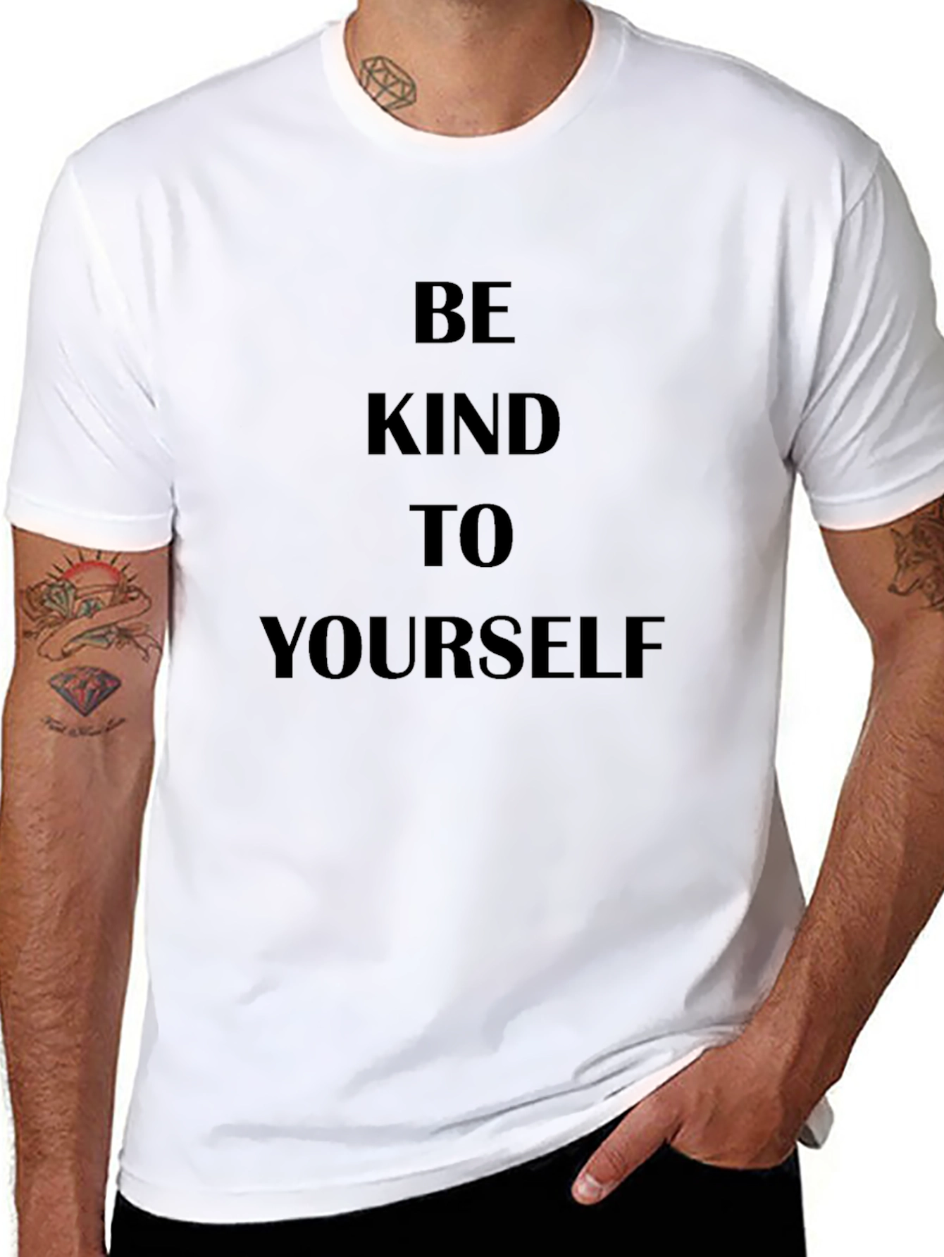 Be Kind To Yourself Black T-Shirt