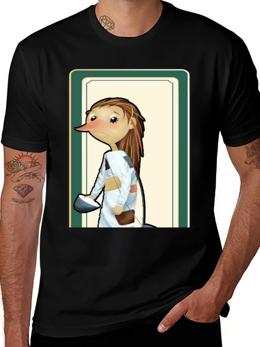 Character Portrait T-Shirt - Unique Art Tee