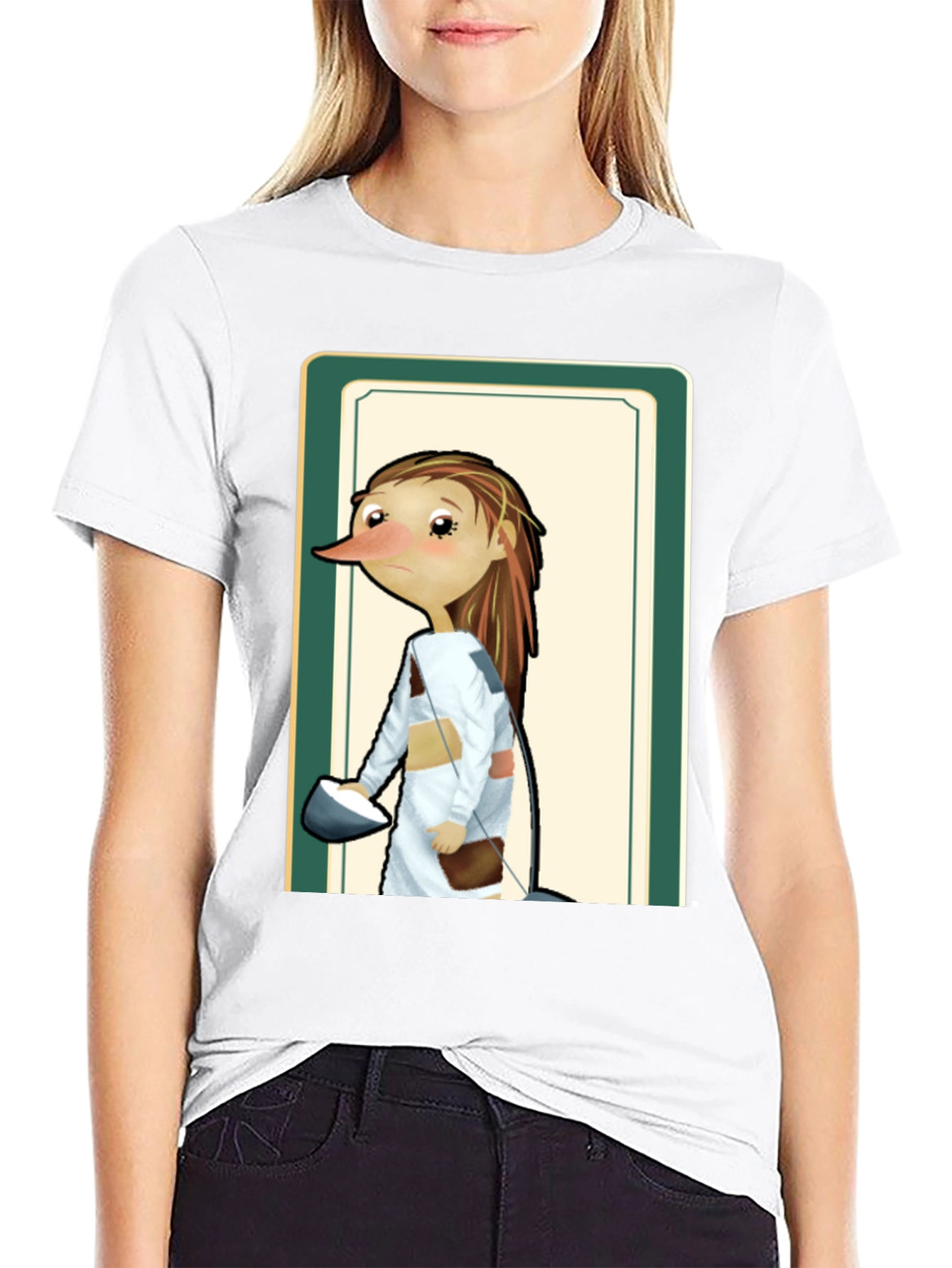 Character Portrait T-Shirt - Unique Art Tee