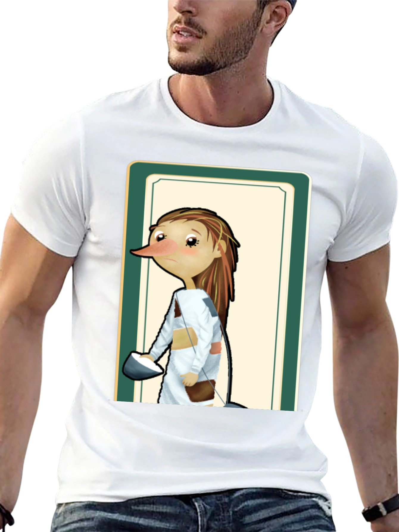 Character Portrait T-Shirt - Unique Art Tee